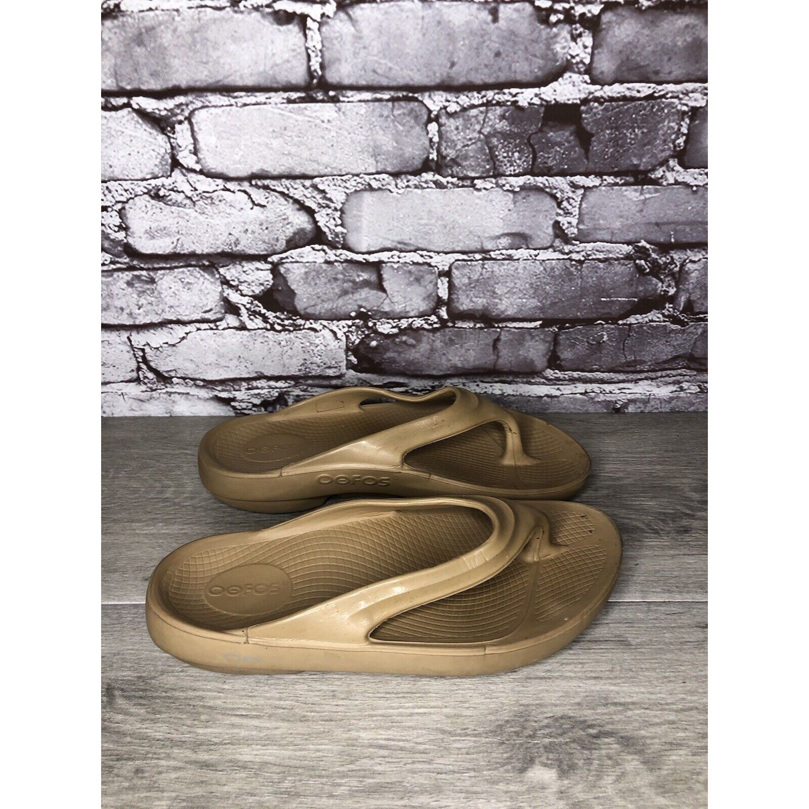 Other Oofos Oolala Camel Nude Rubber Thong Lightweight Sandals Wom Size US 10 / IT 40 - 18 Thumbnail