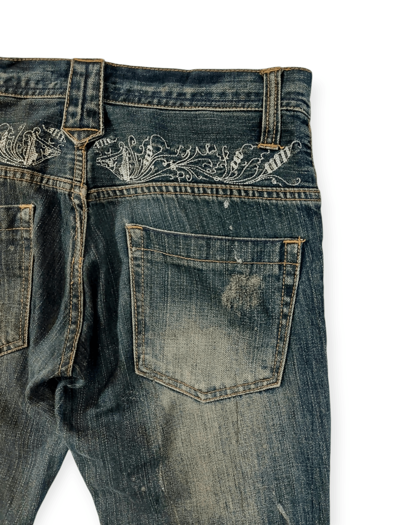 Designer 🔥 Flare Punk Root Three Style Denim Size US 30 / EU 46 - 10 Thumbnail