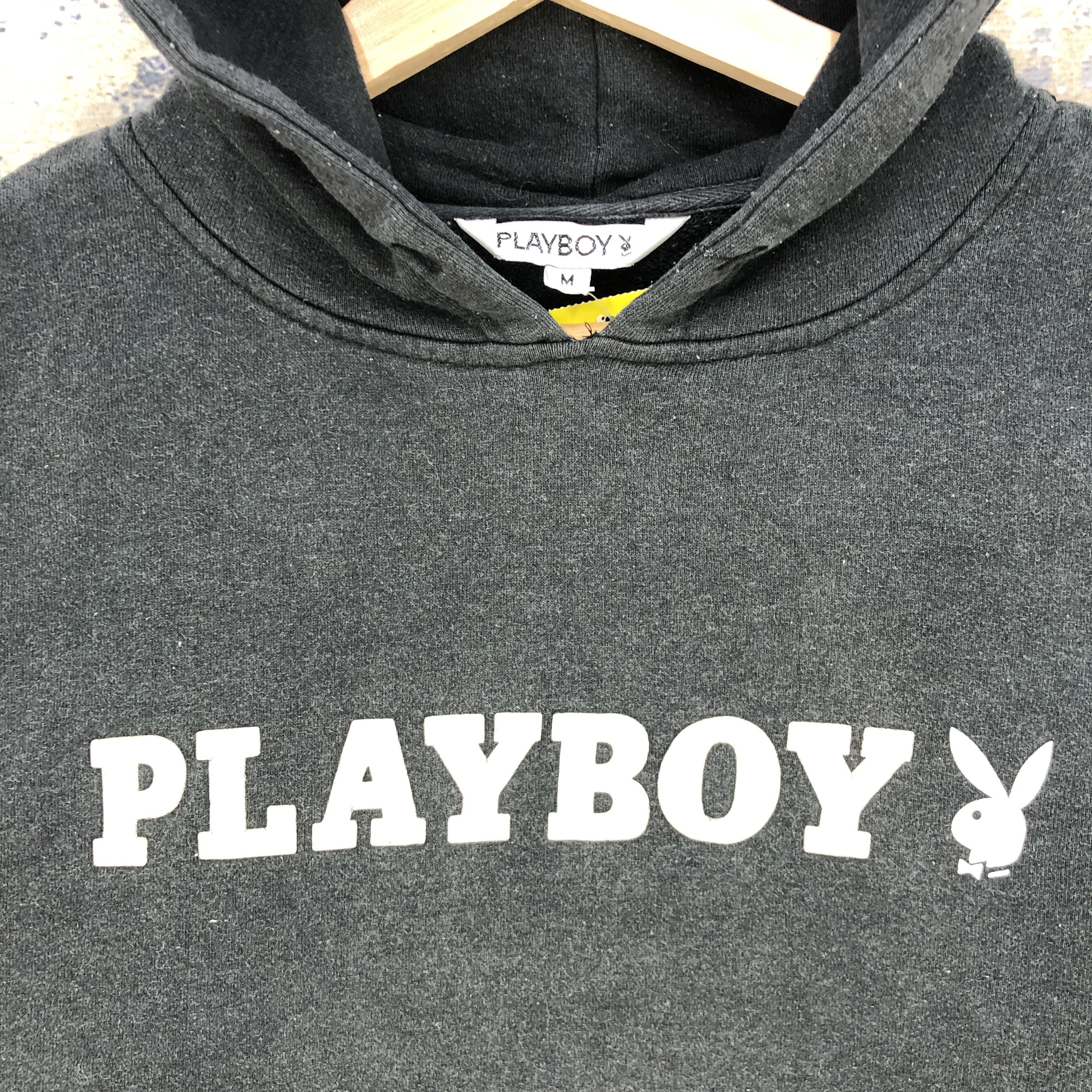 Vintage 90s Playboy Hoodie Sweater Playboy Hooded Sweatshirt
