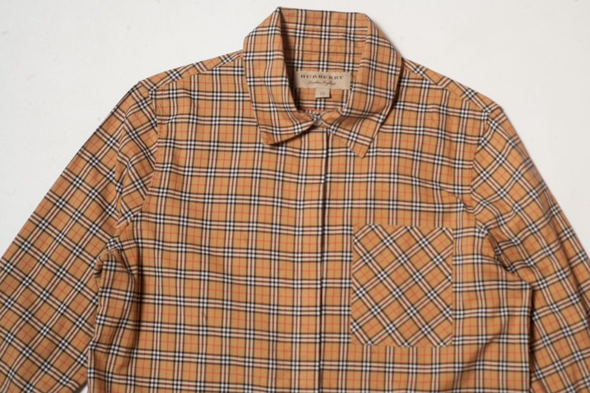 Burberry Burberry Nova Check Crow Long Sleeve Antique Size XS / US 0-2 / IT 36-38 - 3 Thumbnail
