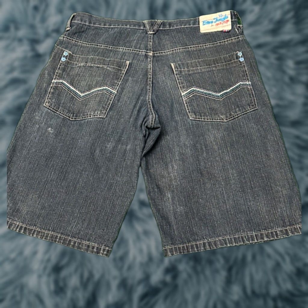 Vintage VINTAGE 5ive Jungle JNCO Baggy Jeans Shorts Skater Hip Hop Grunge Mens 38 Jorts Size US 38 / EU 54 - 1 Thumbnail
