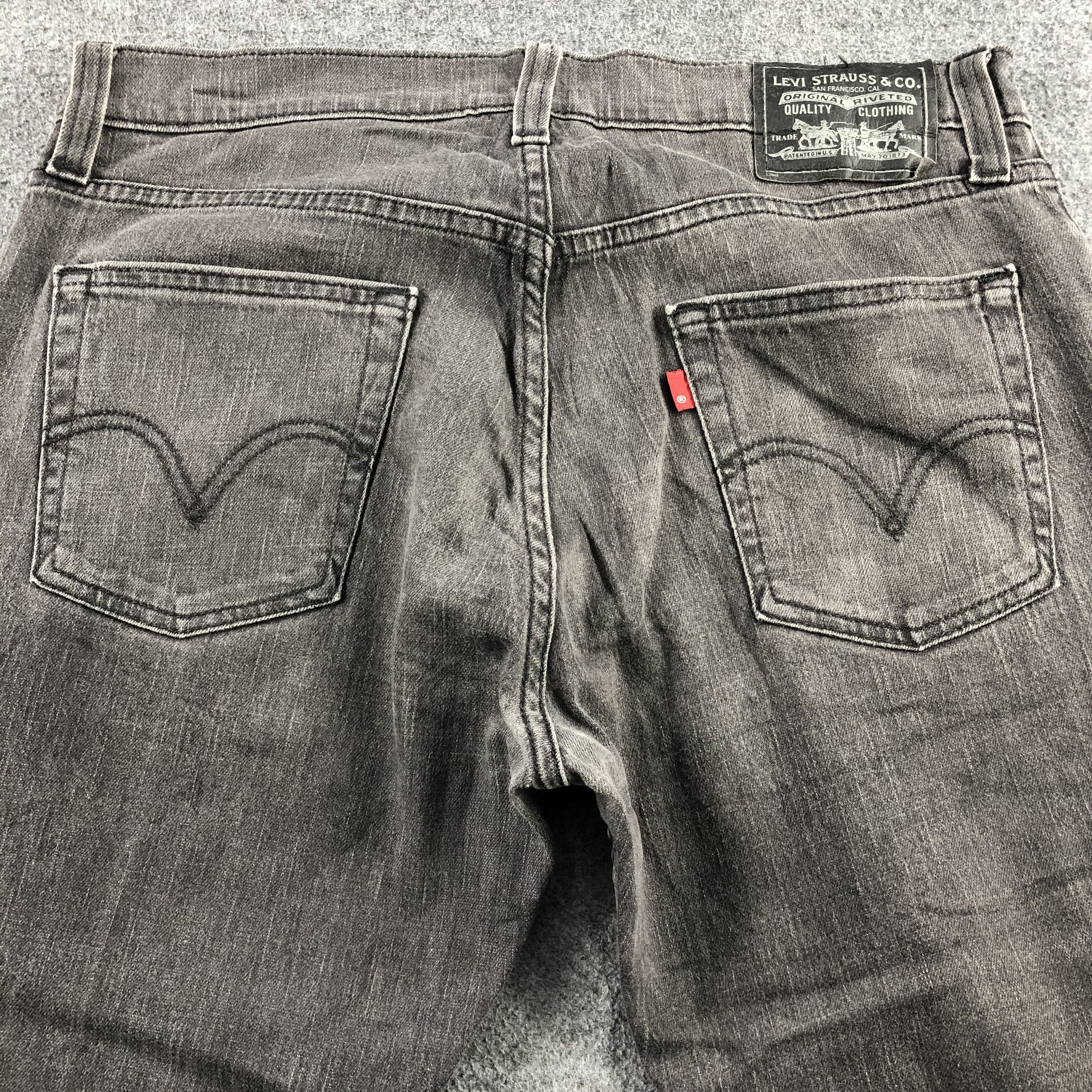 Levi's Vintage Faded Black Levis 514 Jeans-J2428 Size US 34 / EU 50 - 4 Thumbnail