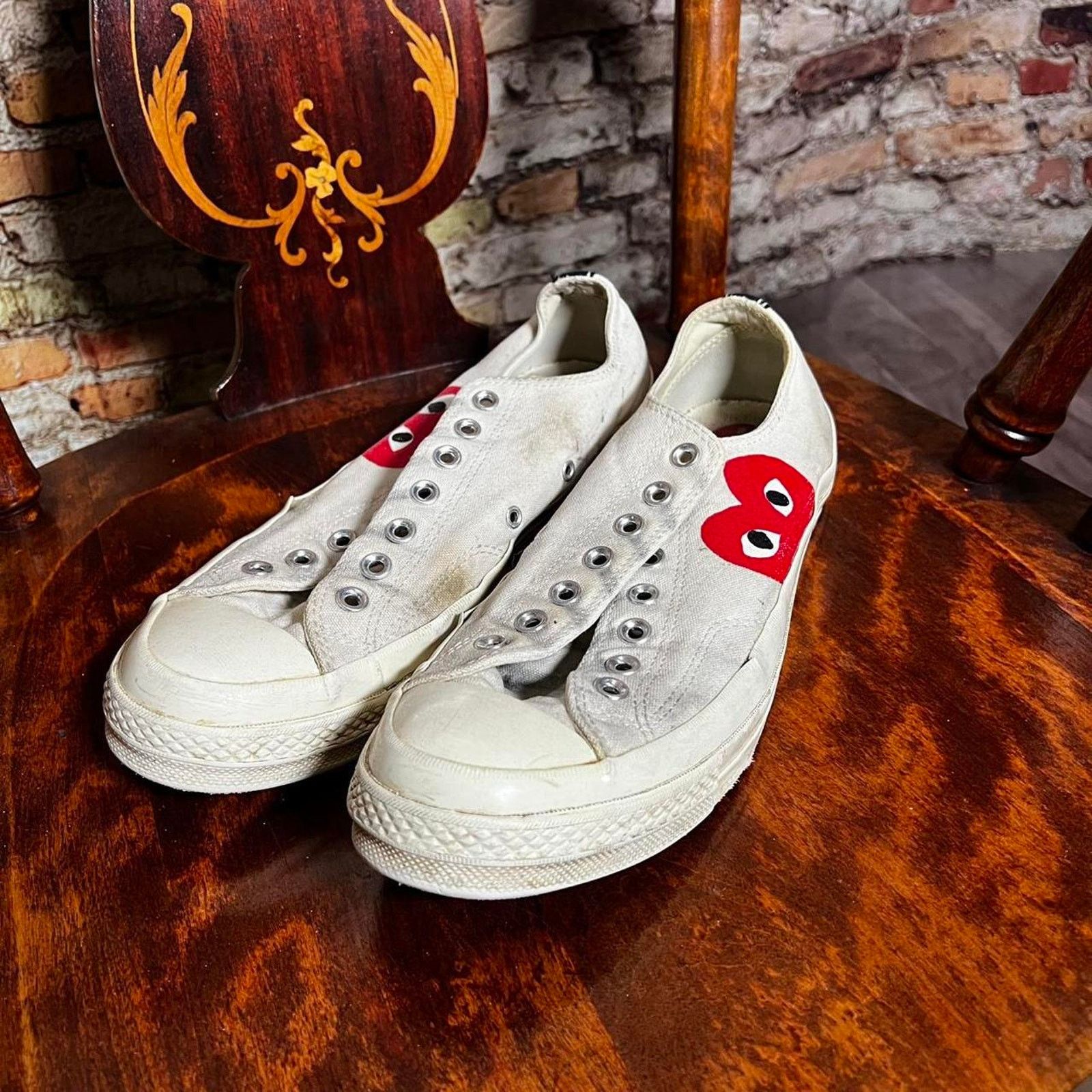 Converse Converse x PLAY Comme des Garçons Chuck 70 Size US 10.5 / EU 43-44 - 1 Thumbnail