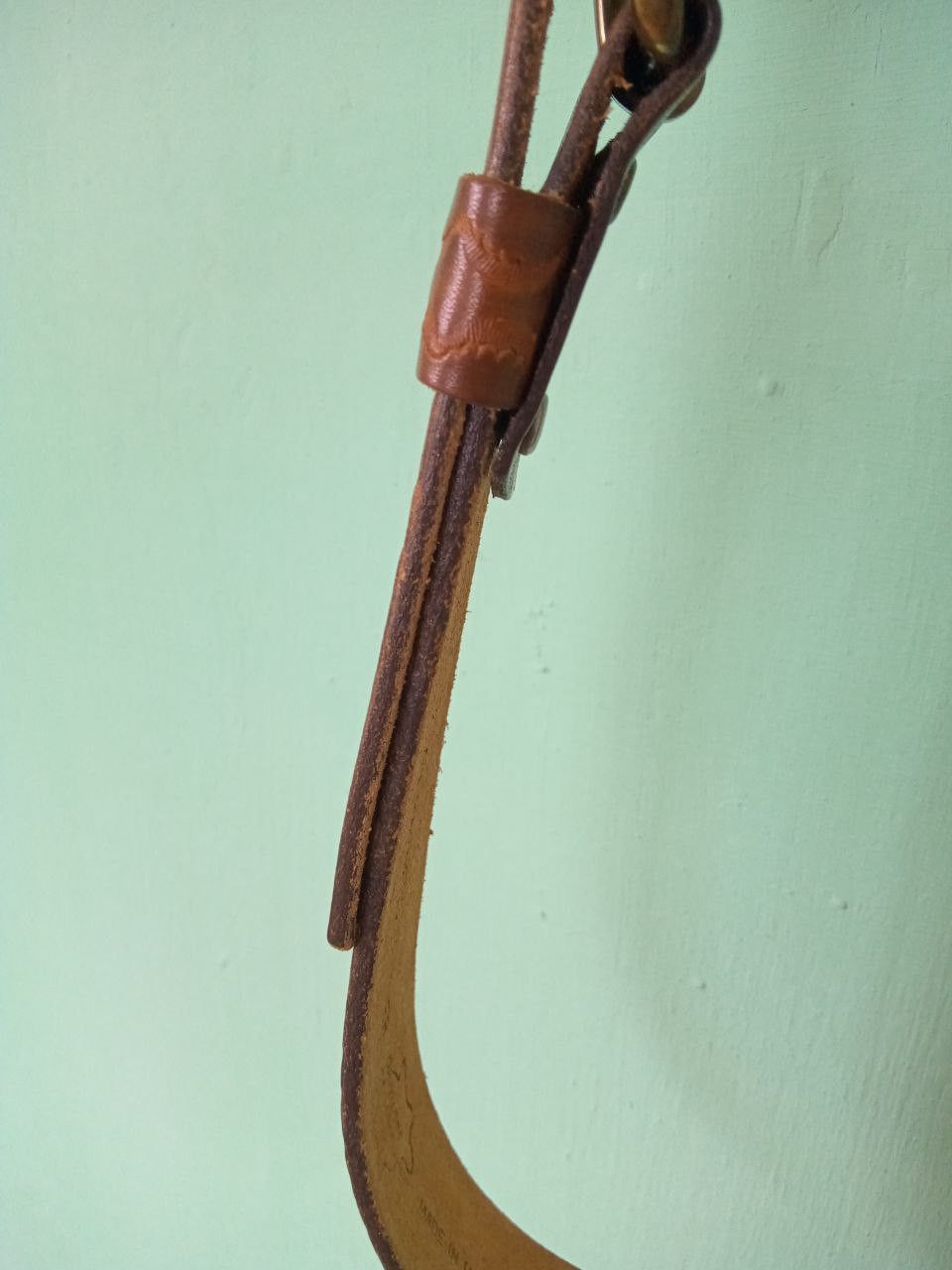 Other Chaucer harness leather belt. Made in USA. Size ONE SIZE - 10 Thumbnail