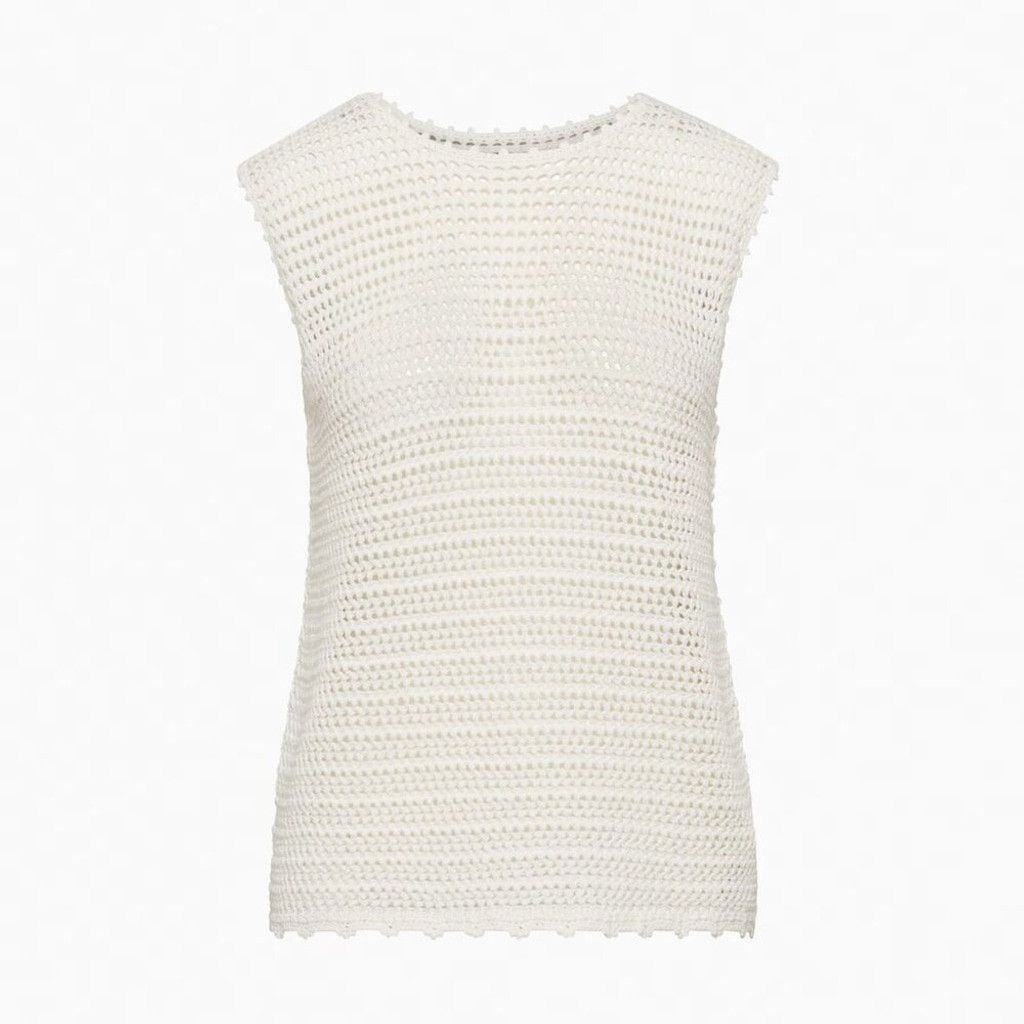 Other Aritzia WILFRED Peek Crewneck Light Birch Tank Top Size S Size S / US 4 / IT 40 - 6 Thumbnail