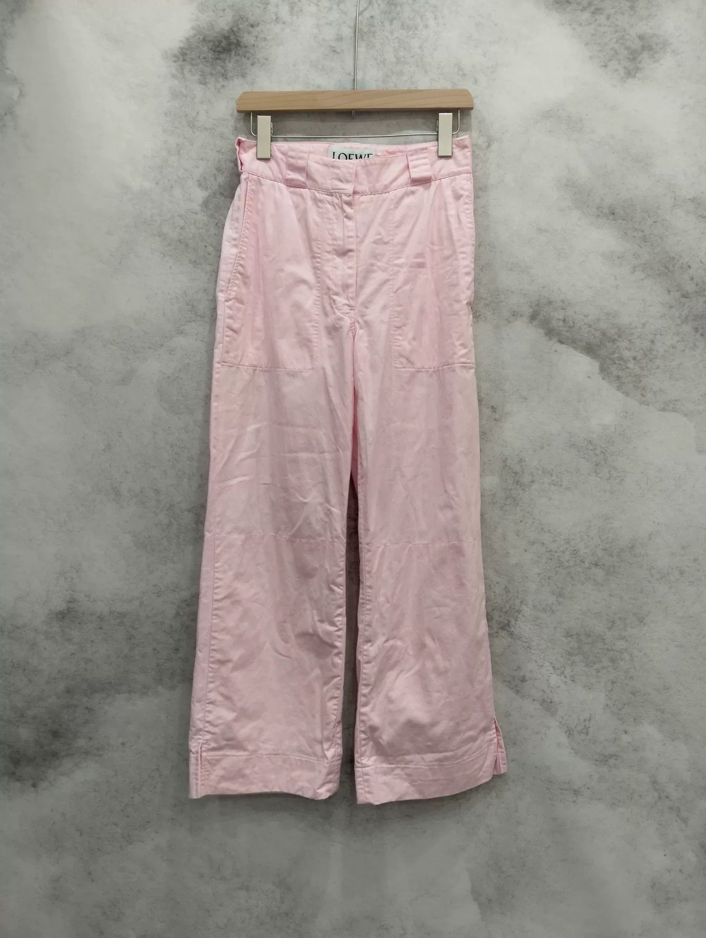 Loewe LOEWE Pink Wide-Leg Casual Pants Size US 34 / EU 50 - 1 Thumbnail