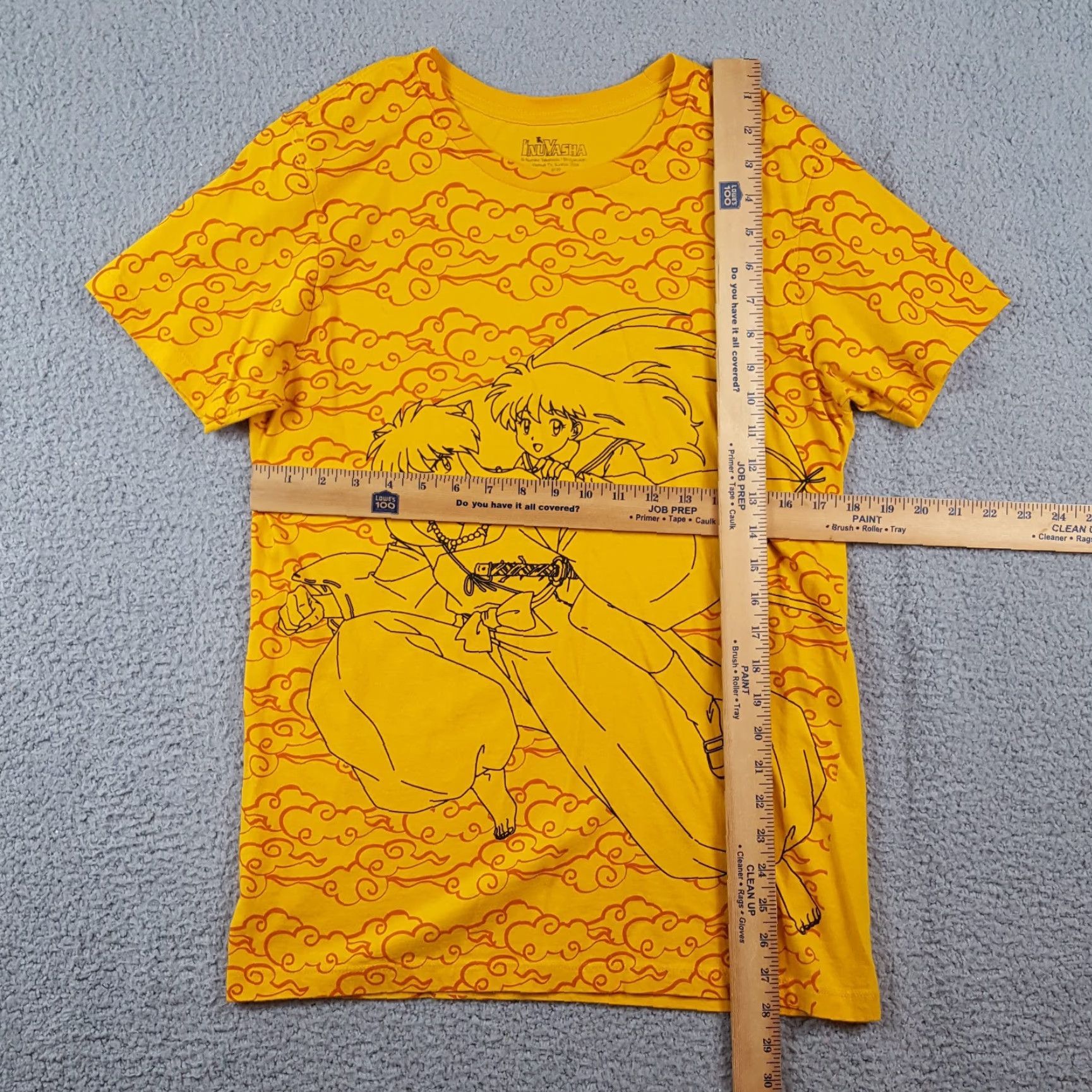 Vintage VINTAGE InuYasha Anime Manga All Over Print T-Shirt Size M Unisex Adults Yellow Y2K Retro Japan Size US M / EU 48-50 / 2 - 7 Thumbnail