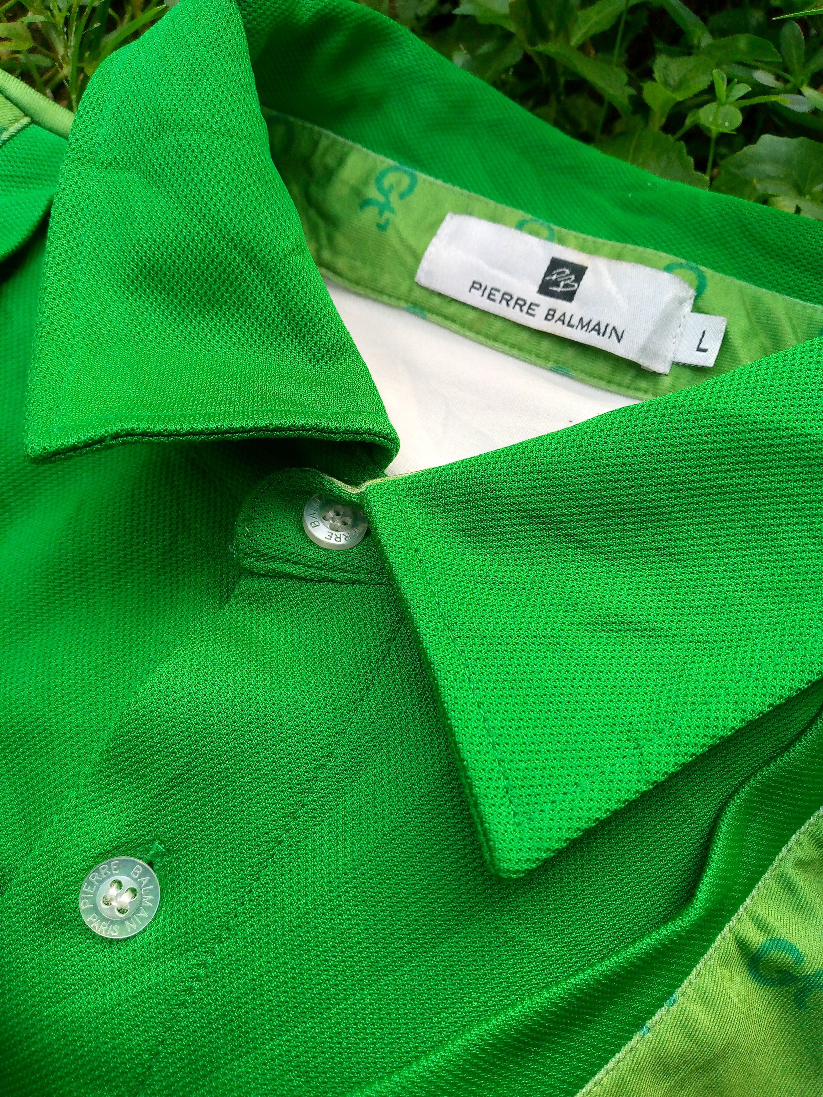 Pierre Balmain Vtg Jerseys PB Pierre Balmain Paris Size US L / EU 52-54 / 3 - 3 Thumbnail