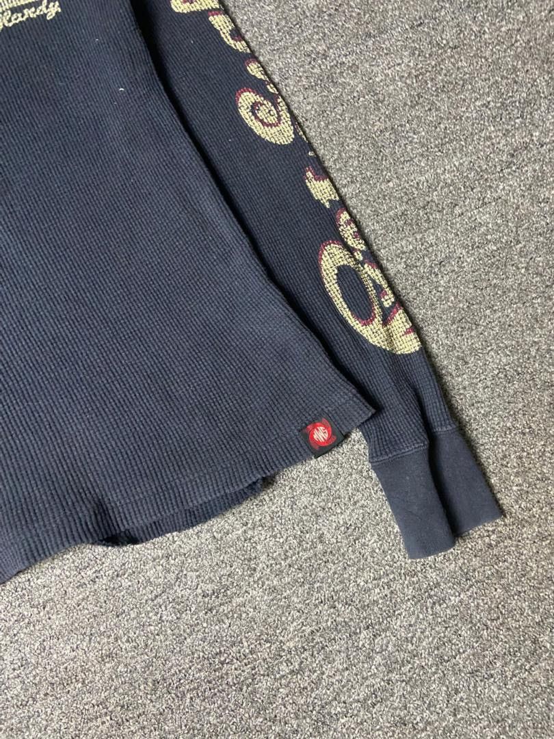 Japanese Brand RiotSnakes Motorcycle Waffle Knit Pullover Shirt (178) Size US S / EU 44-46 / 1 - 7 Thumbnail