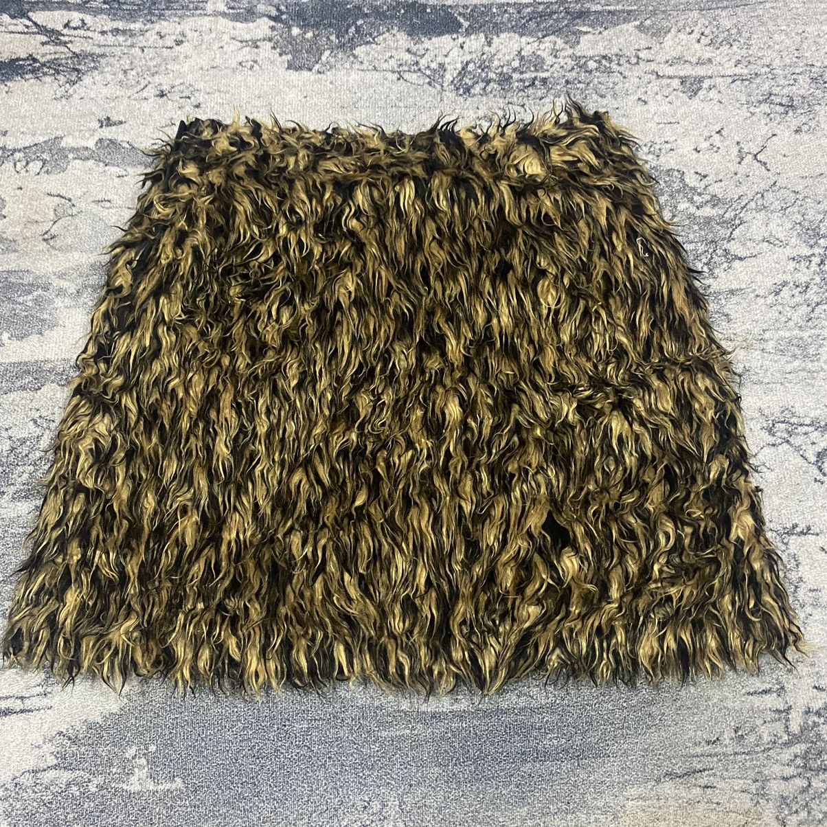 Hysteric Glamour × Japanese Brand × Vintage STEALS🔥Vintage Y2K Xgirl Japan Fluffy Sherpa Mini Skirt Size 26" / US 2 / IT 38 - 2 Thumbnail