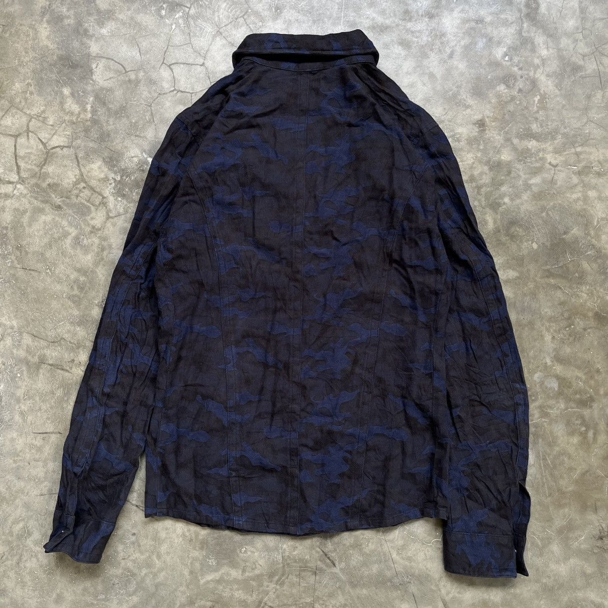 Schlussel 2000s Schlussel Camo Outer Button Up Long Sleeve Shirt Size US M / EU 48-50 / 2 - 2 Thumbnail