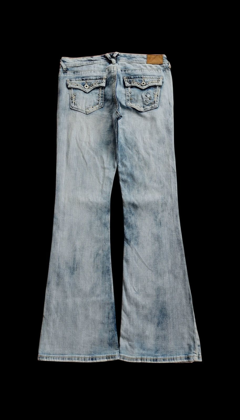20471120 Vantty Bootcuts Studd Jeans Size 30" / US 8 / IT 44 - 2 Thumbnail