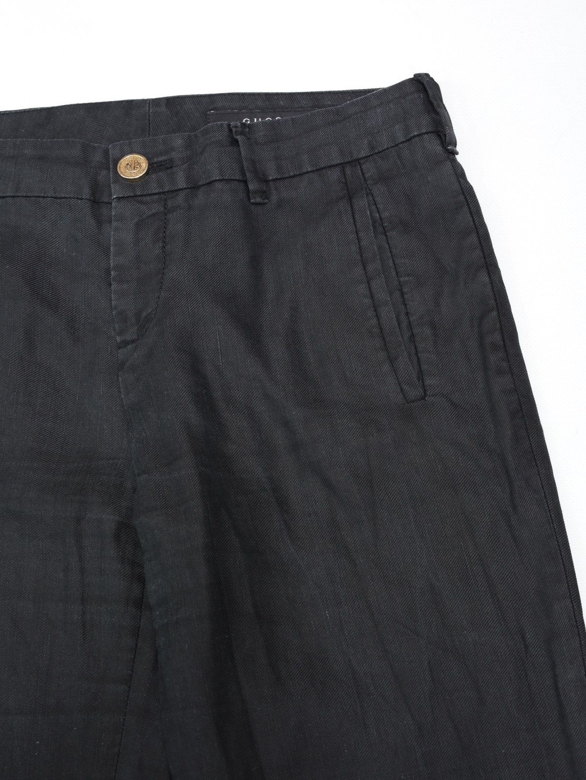 Gucci Gucci Hemp Silk Washed Black Pants Trousers Size 26" / US 2 / IT 38 - 5 Thumbnail