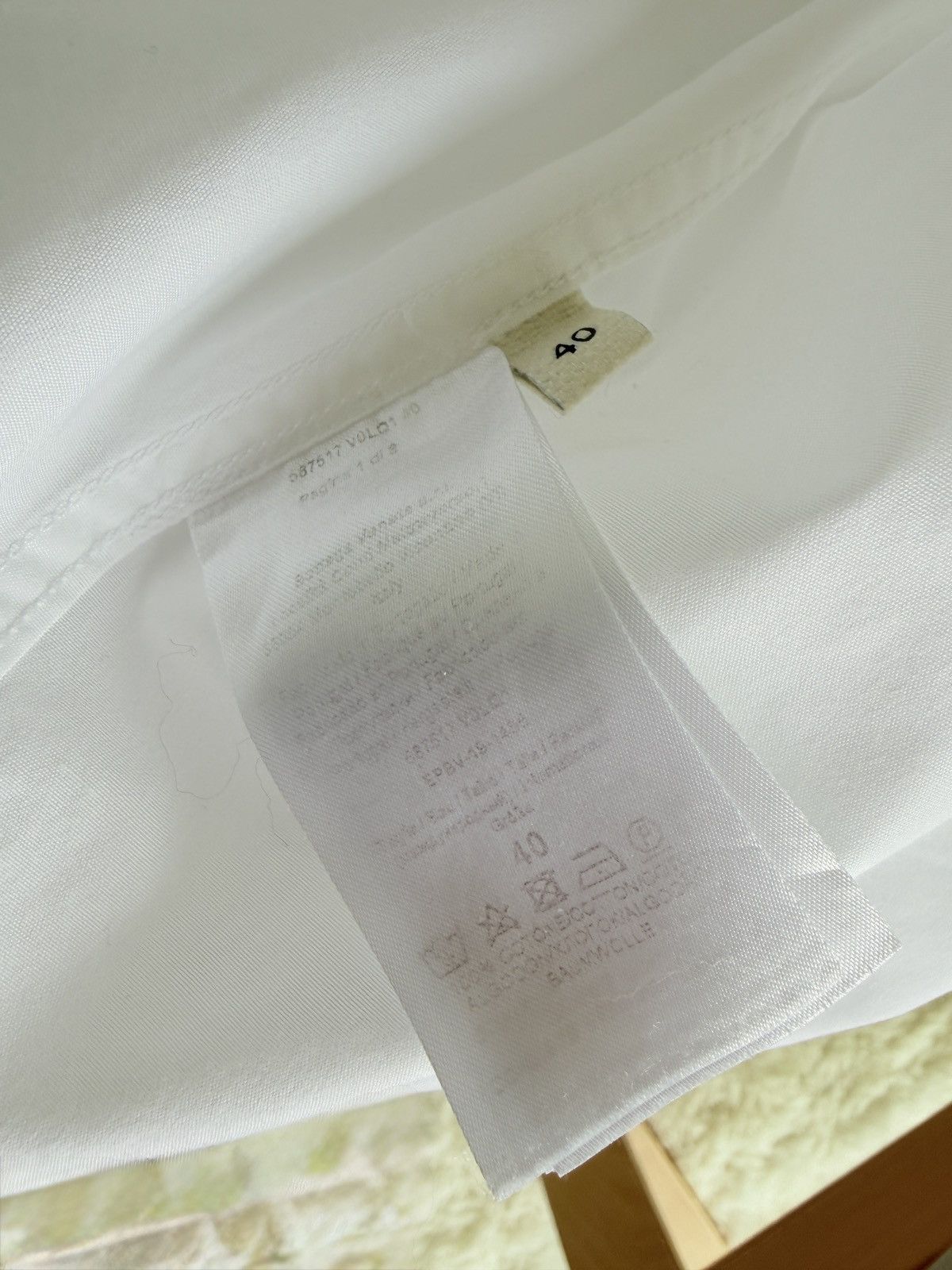 Bottega Veneta Bottega Veneta "Uniform" White Shirt - Size 40 Size US M / EU 48-50 / 2 - 5 Thumbnail