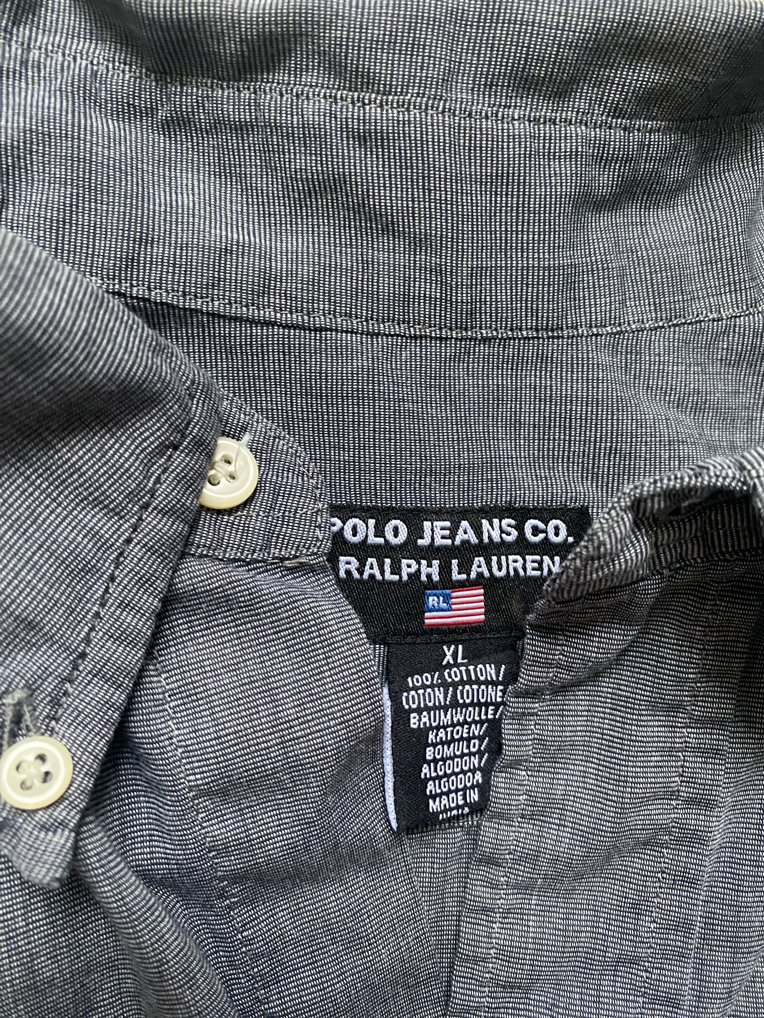 Polo Ralph Lauren × Ralph Lauren × Vintage Vintage Ralph Lauren Flag Shirt – Polo Jeans Co. (XL) Size US XL / EU 56 / 4 - 3 Thumbnail