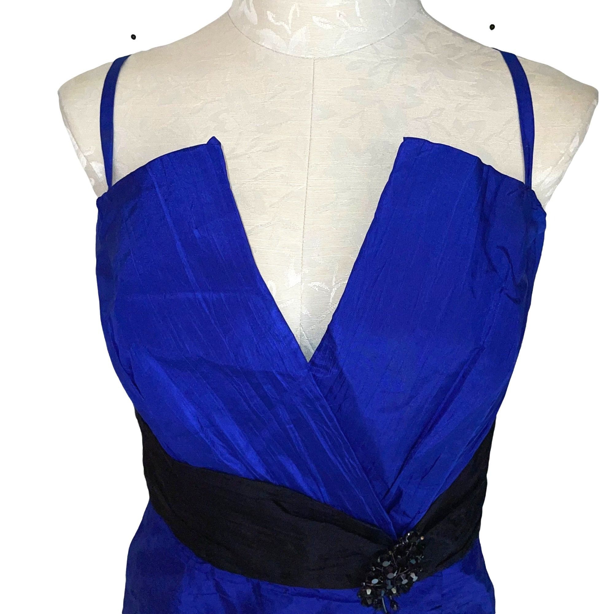 Vintage Amarotico Vintage Womens Gown Size 8 Blue Back Size M / US 6-8 / IT 42-44 - 5 Thumbnail