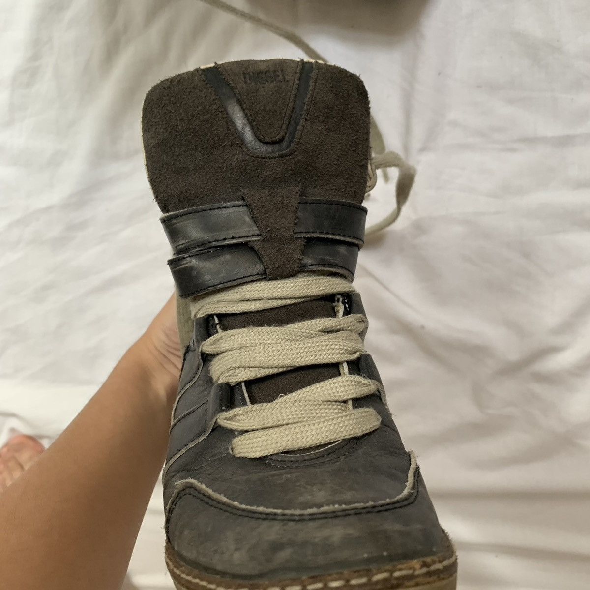 Diesel Rare Diesel Avant Garde Wedge Sneakers / Boots Size US 7 / IT 37 - 5 Thumbnail