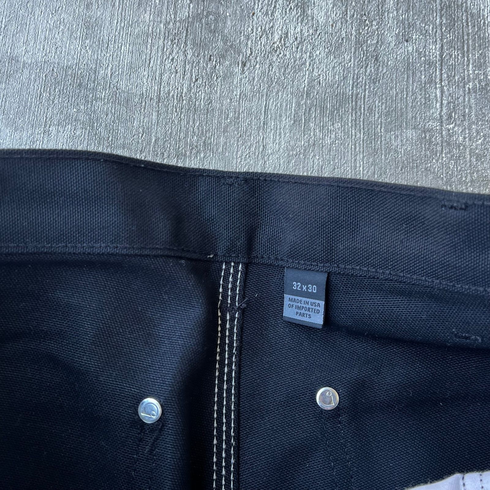 Carhartt × Vintage Carhartt black double knee work wear carpenter pants Size US 33 - 7 Thumbnail
