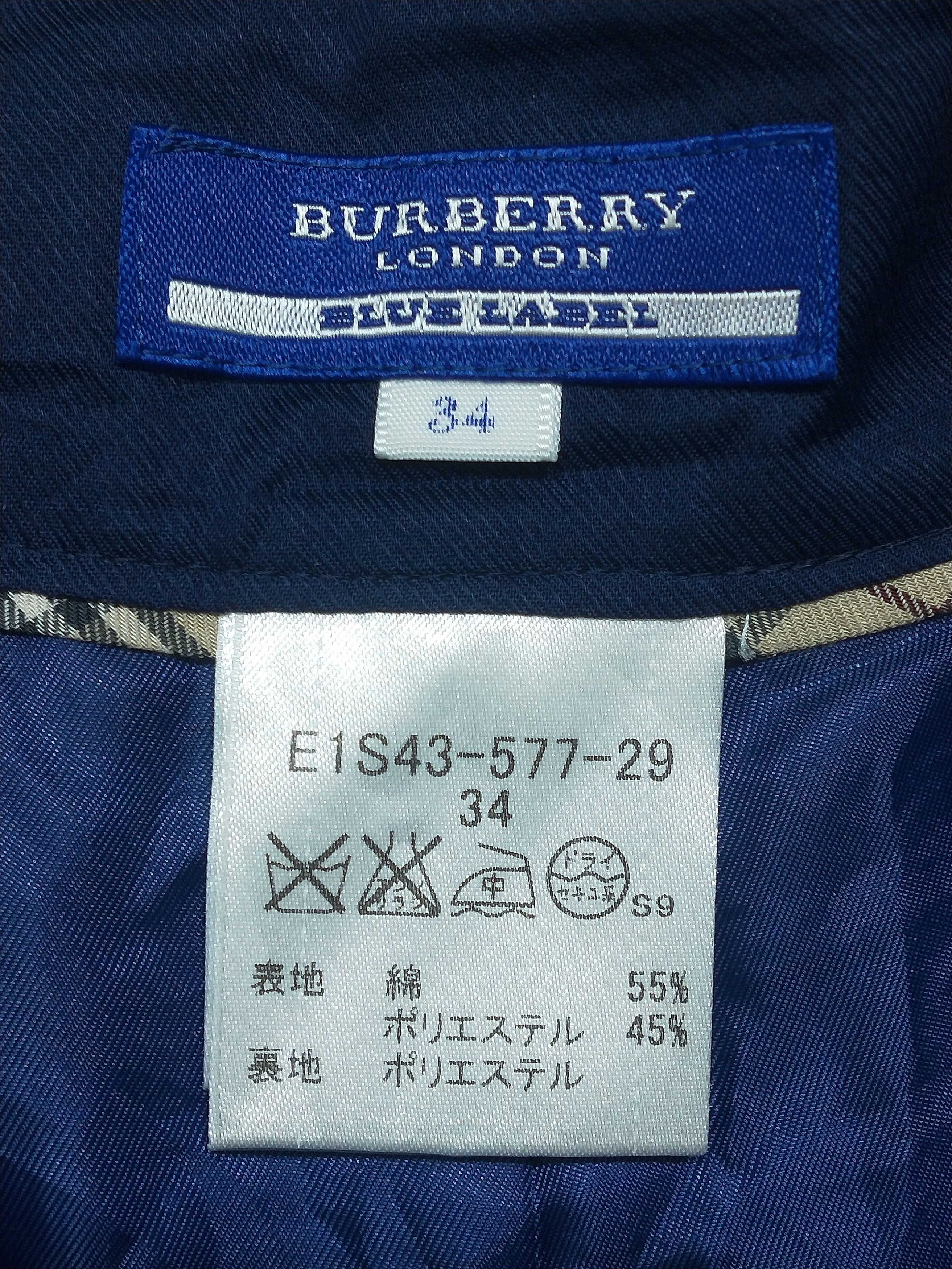 Burberry × Vintage Vtg Burberry Blue Label Size 26" / US 2 / IT 38 - 6 Thumbnail