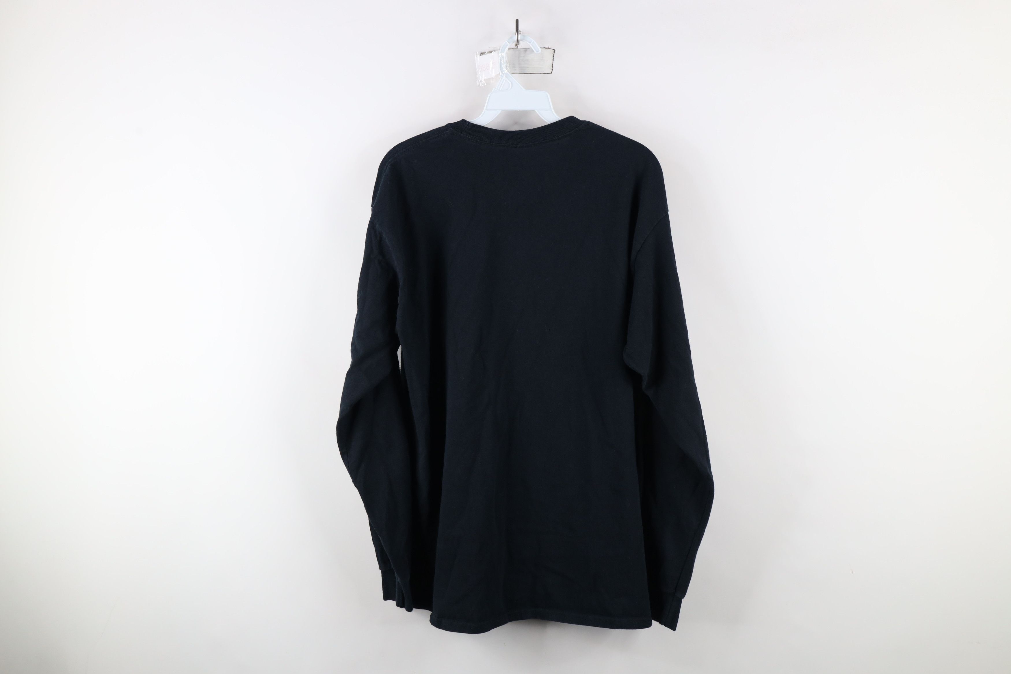 Vintage Vintage 90s Streetwear Long Sleeve T-Shirt Black Cotton Size US L / EU 52-54 / 3 - 6 Thumbnail