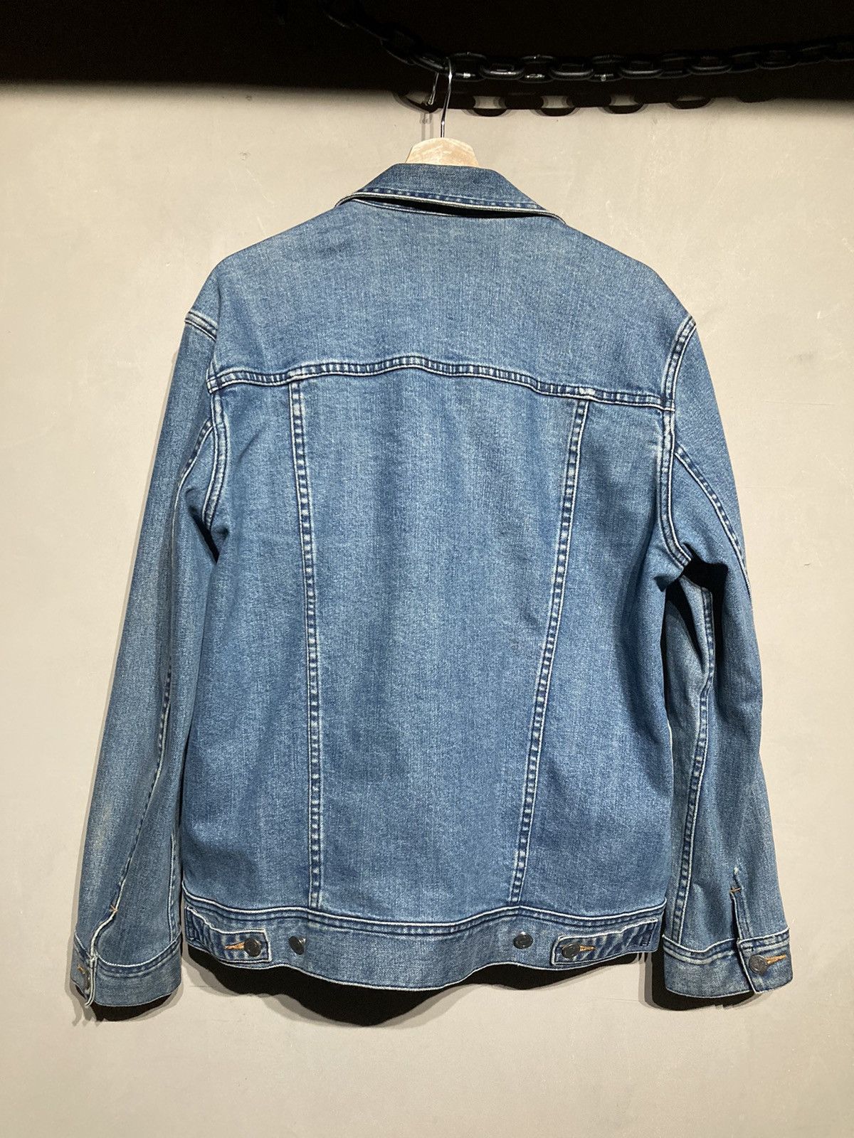 A.P.C. CLASSIC MEDIUM WASH DENIM JACKET JEANS SLIM Size US XL / EU 56 / 4 - 9 Thumbnail