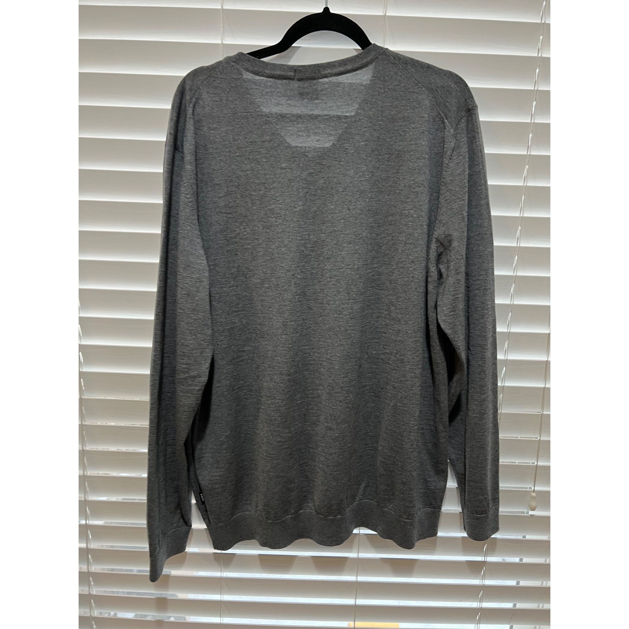 Hugo Boss Hugo Boss Italian Yarn VNeck lightweight Men's Sweater - Siz Size US XXL / EU 58 / 5 - 5 Thumbnail
