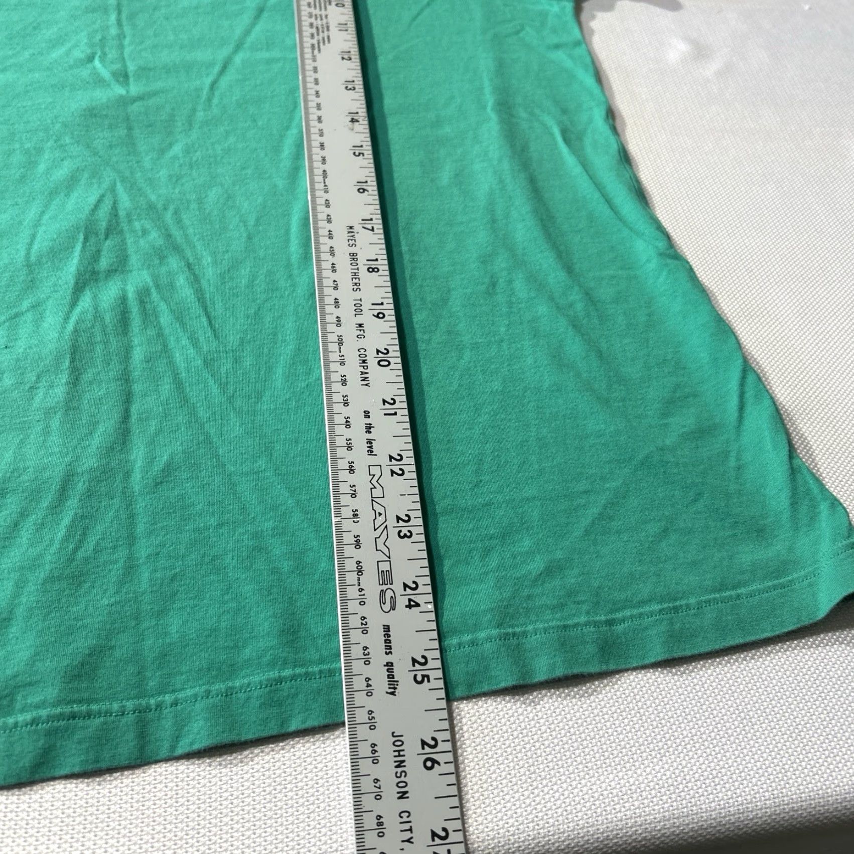 Lululemon Lululemon Women's 8 T-Shirt Green Classic Fit Cotton Blend LW3FU1S Size M / US 6-8 / IT 42-44 - 5 Thumbnail