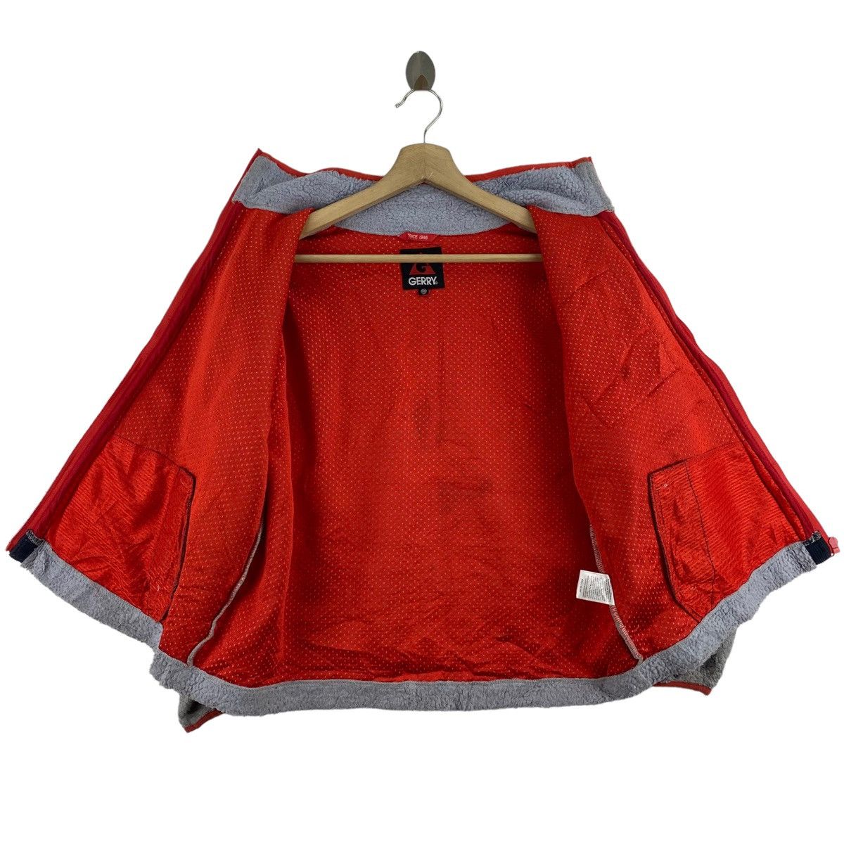 Other GERRY Outdoors Deep Pile Sherpa Grey Bomber Jacket Size US M / EU 48-50 / 2 - 4 Thumbnail