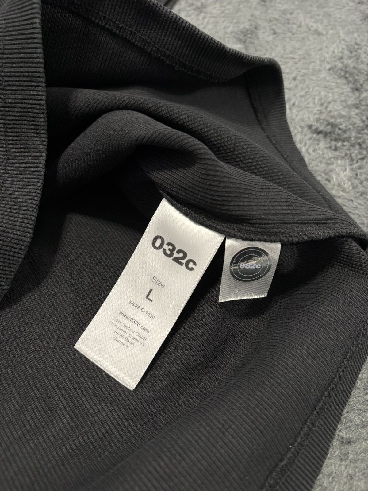 032c Black Heavy 032C Oversized Cropped Tee Size US L / EU 52-54 / 3 - 4 Thumbnail