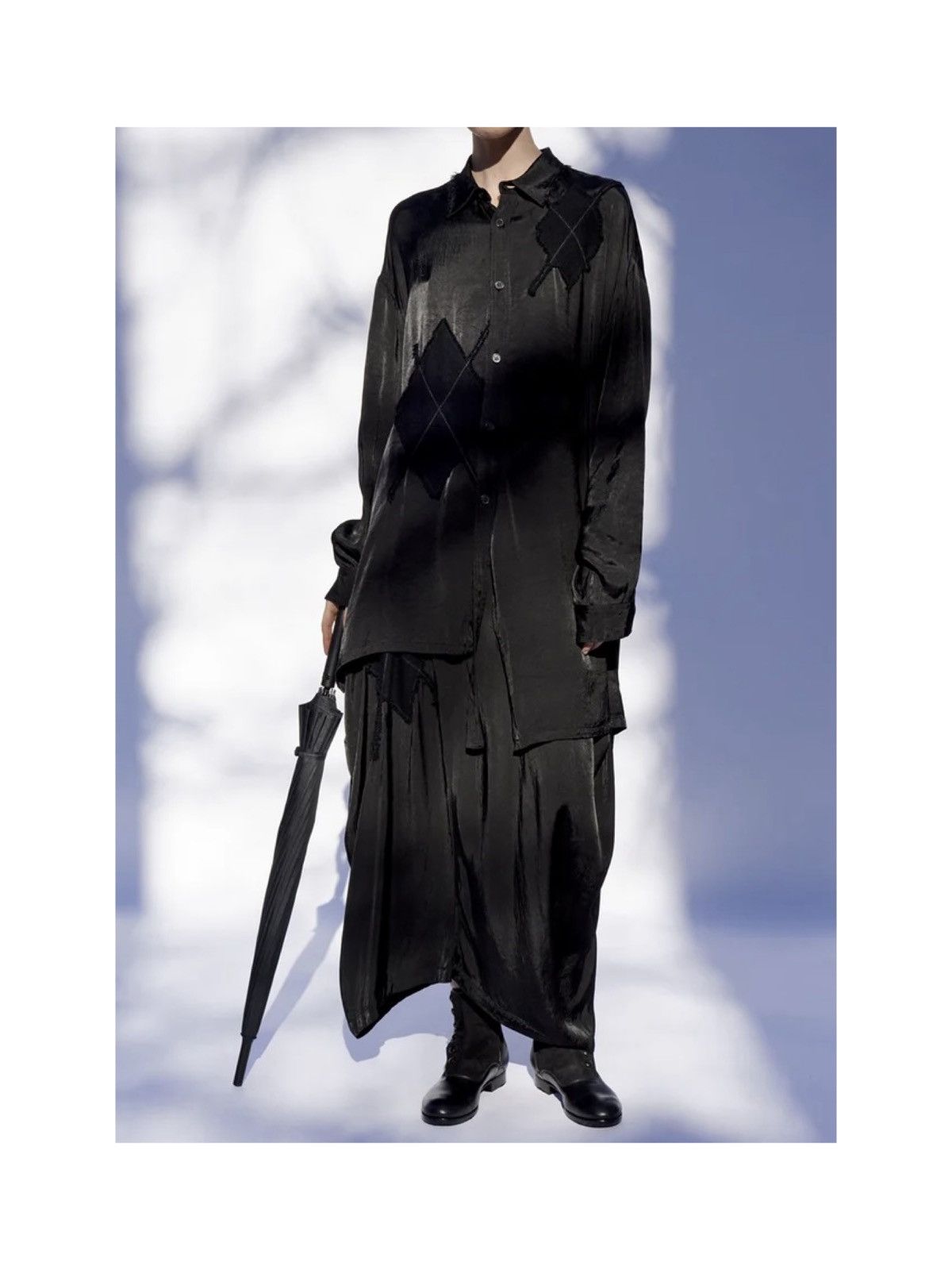 Y's Y’s Yohji Yamamoto AW 2022/2023 Black Dress Size US L / EU 52-54 / 3 - 2 Thumbnail