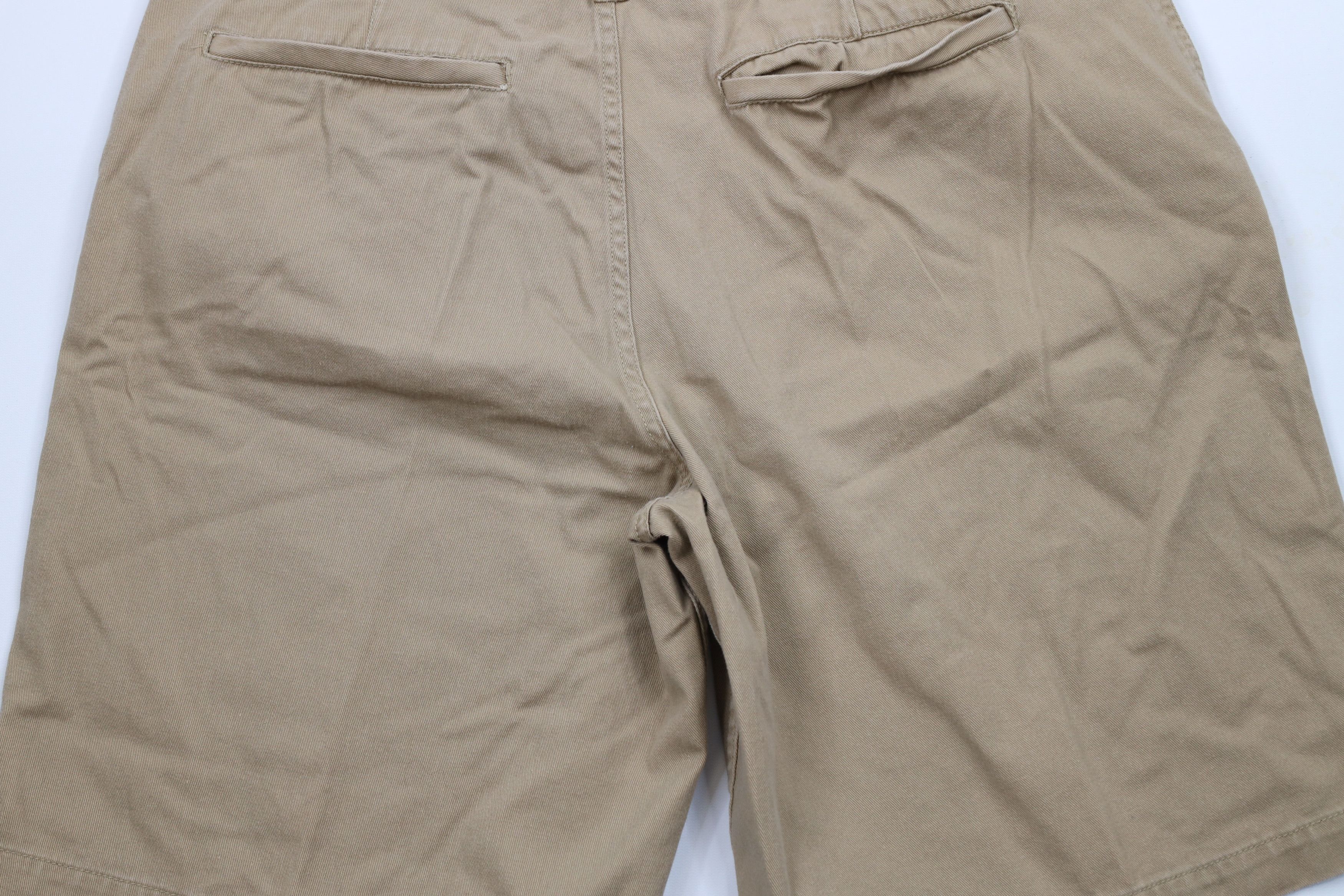 Timberland × Vintage Vintage Timberland Heavyweight Cotton Twill Shorts Beige Size US 38 / EU 54 - 10 Thumbnail