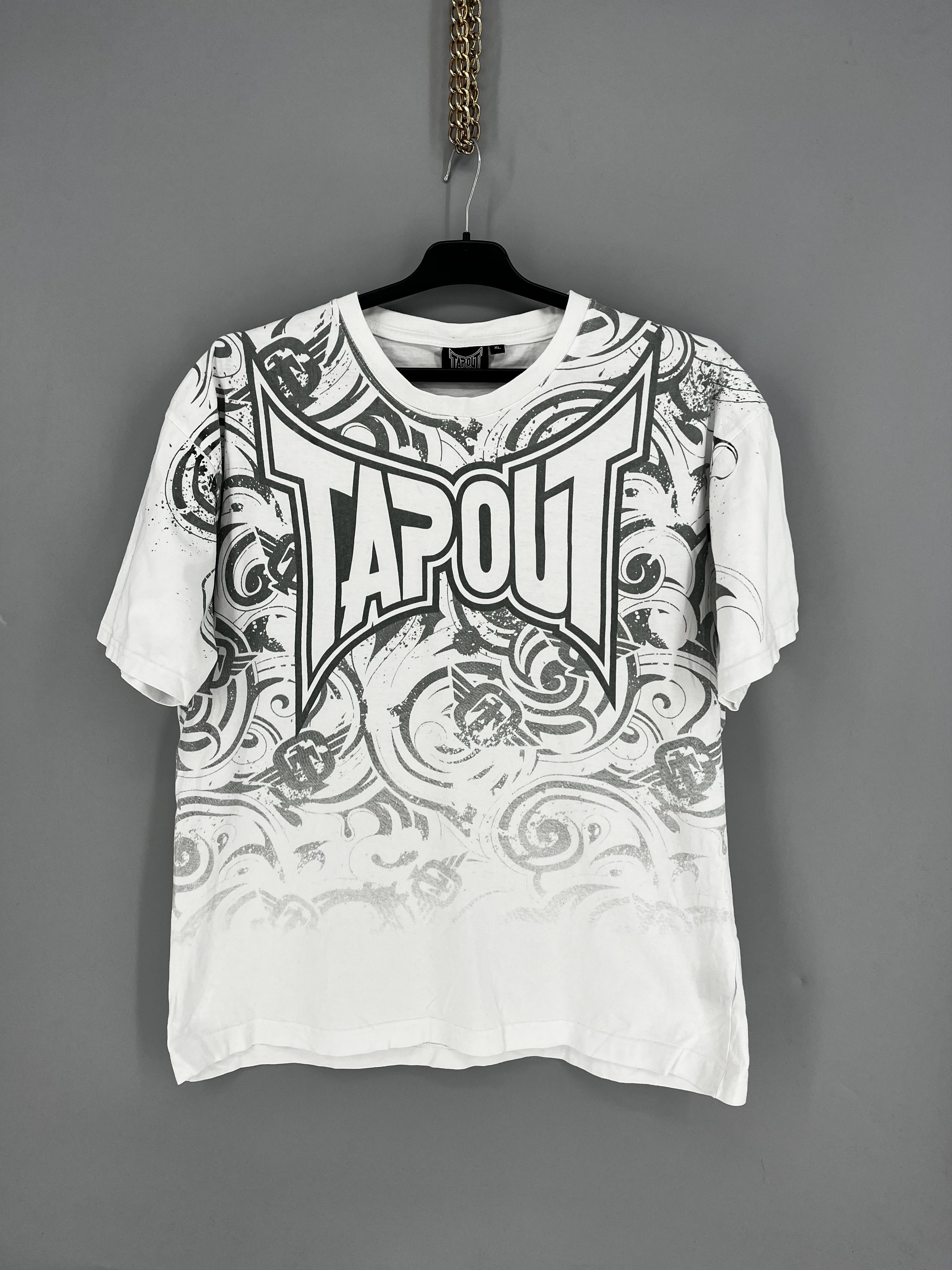 Affliction Vintage Y2K Tapout T shirt Wrestling Tribal Spellout Logo Size US XL / EU 56 / 4 - 1 Thumbnail
