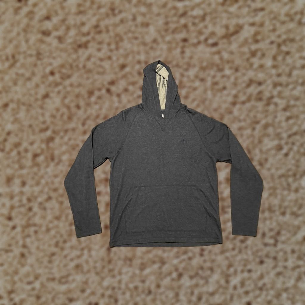johnnie-O Johnnie-O Modal Blend Hooded Sweatshirt - Mens Medium Blue Navy Size US M / EU 48-50 / 2 - 1 Thumbnail