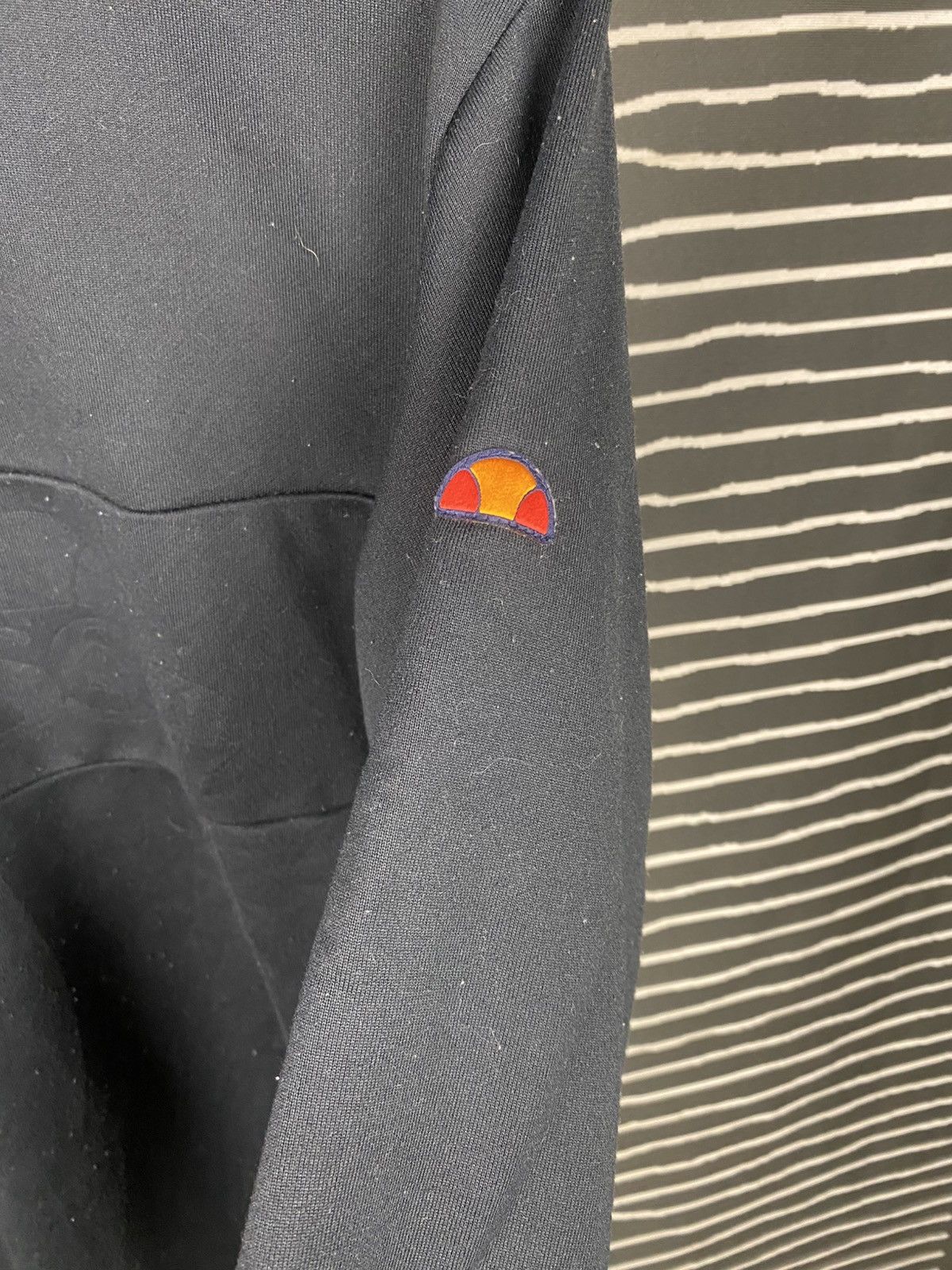 Ellesse Ellesse Halfzipper Jacket Black Spellout Size US L / EU 52-54 / 3 - 5 Thumbnail
