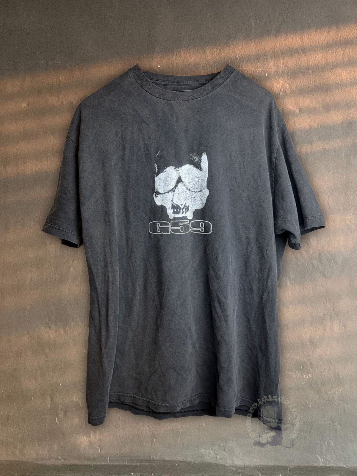 image of G59 Records $Uicideboy$ Global Epidemic 2017 Tour Tee in Vintage Wash Black, Men's (Size Large)