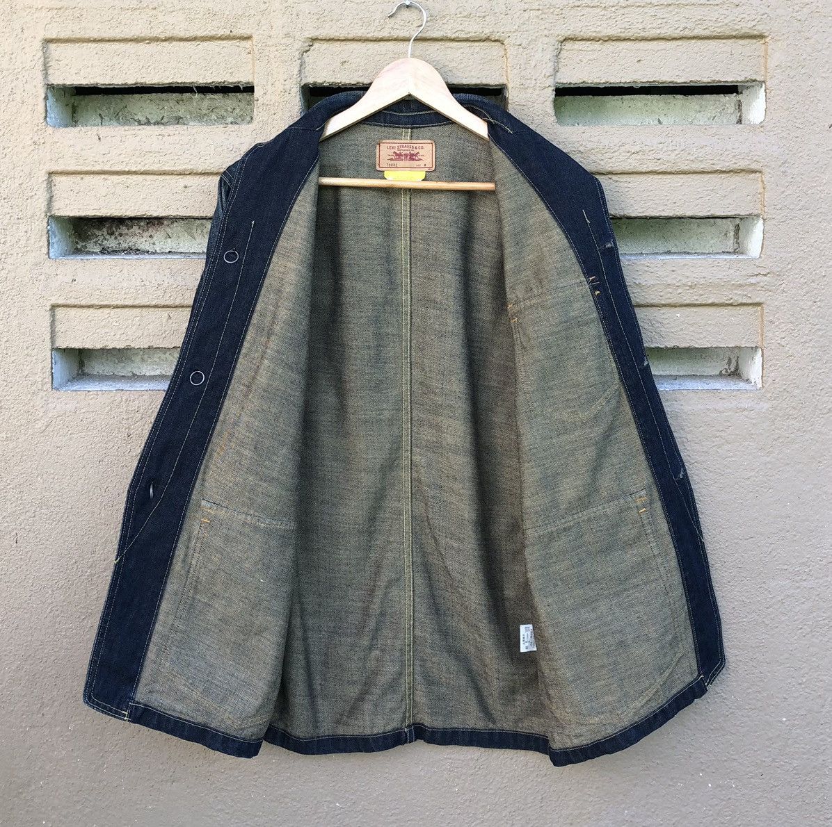 Levi's Vintage Clothing Vintage Levis Red Tab Workers Chore Denim Jacket Size US M / EU 48-50 / 2 - 5 Thumbnail