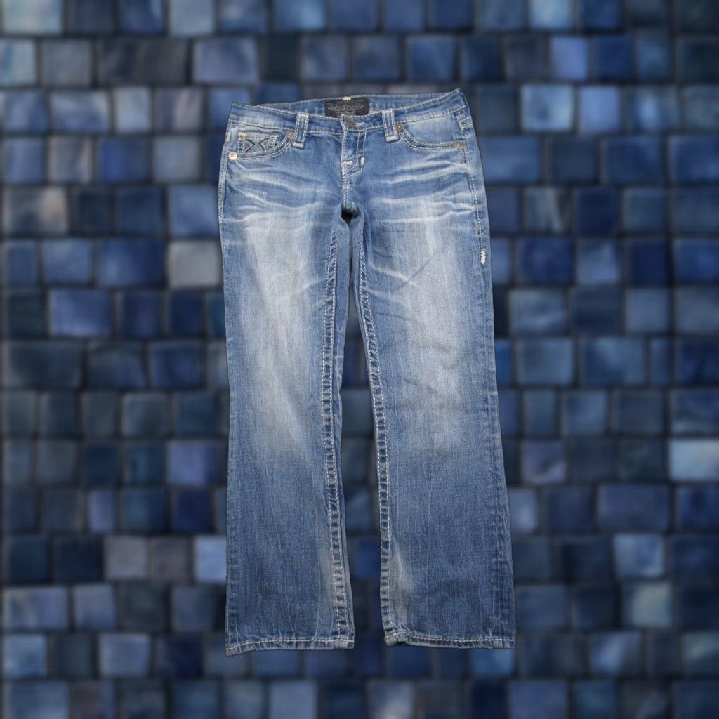 Vintage BIG STAR Liv Capri Jeans Womens Size 28 Blue Denim 5-Pocket Design Regular Rise Stars Vintage: No Size 28" / US 6 / IT 42 - 1 Thumbnail