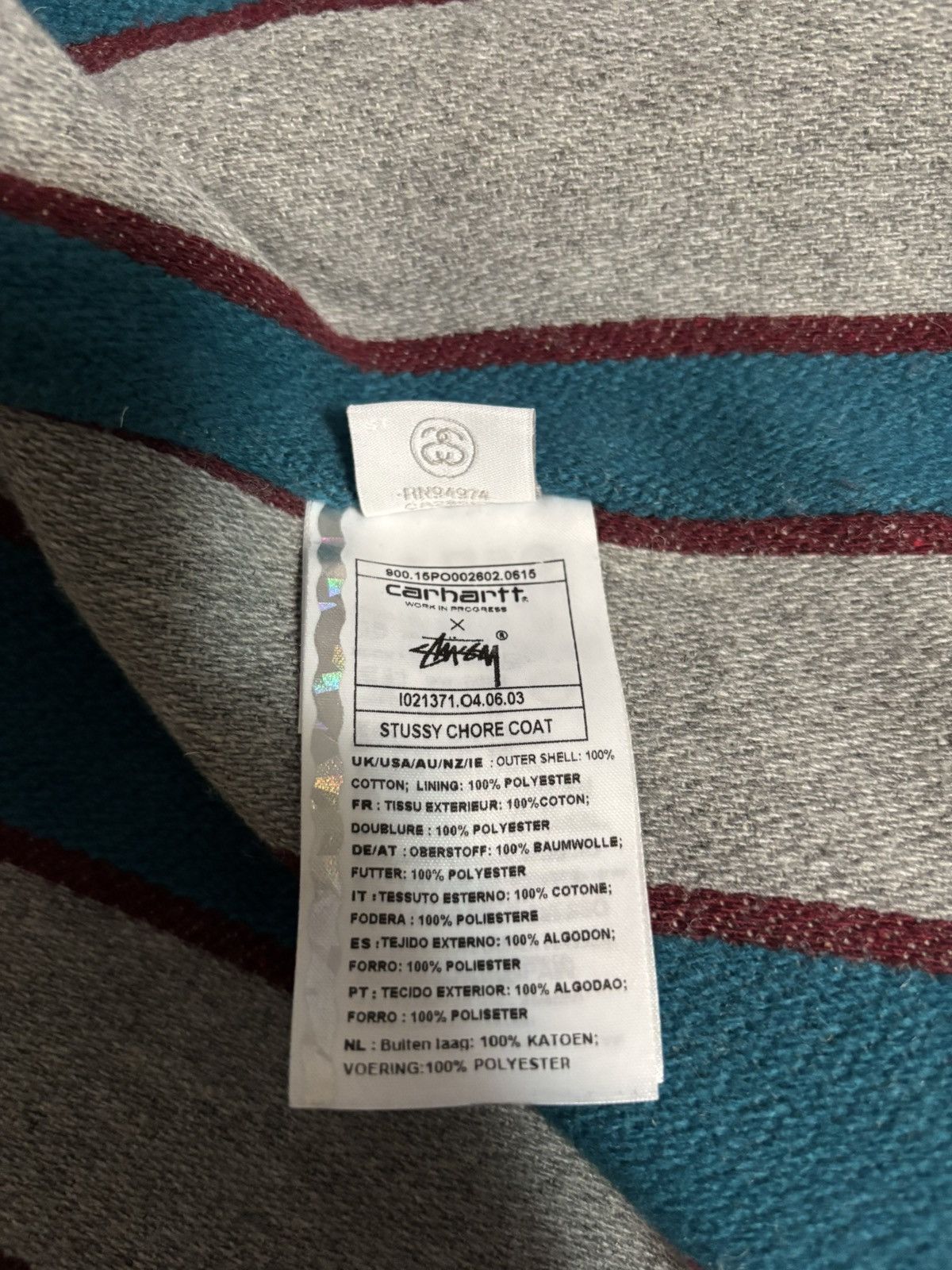 Carhartt × Stussy Carhartt WIP x Stussy Chore Coat Teal Size US S / EU 44-46 / 1 - 9 Thumbnail
