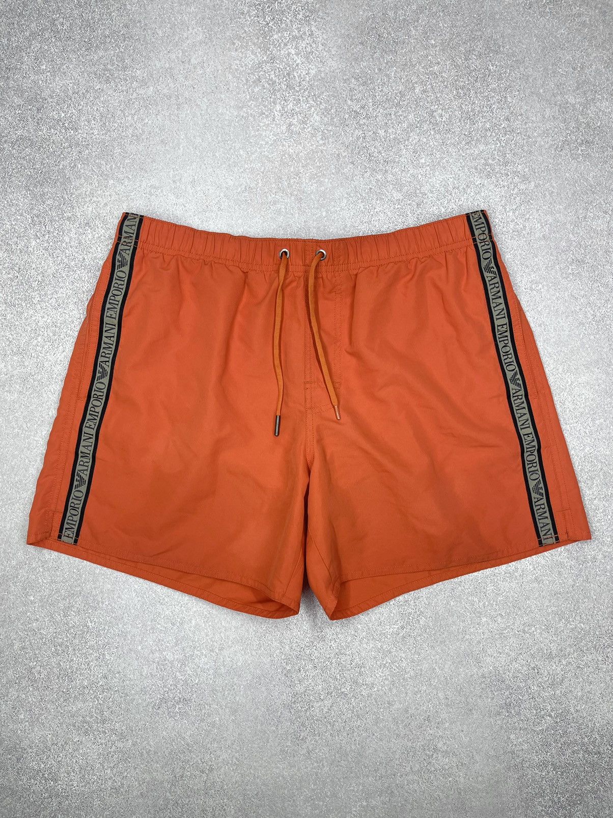 Armani Exchange × Emporio Armani × Giorgio Armani Mens Emporio Armani Swimwear Shorts Orange Lampas Size L Size US 34 / EU 50 - 2 Thumbnail