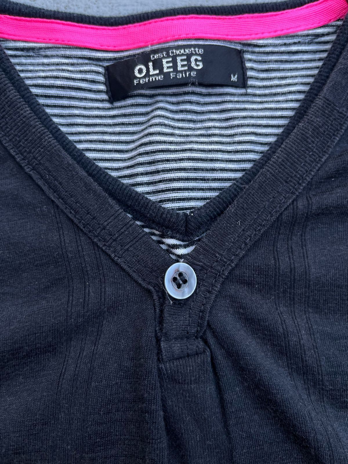 If Six Was Nine × Japanese Brand × Le Grande Bleu (L.G.B.) Oleeg Double Layer Strip Size US L / EU 52-54 / 3 - 2 Thumbnail