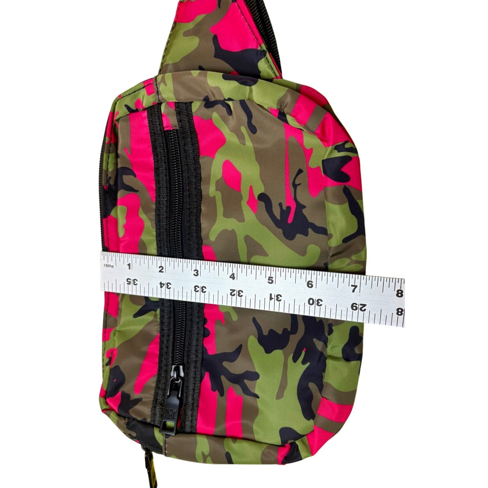 Pink Camo 2 In 1 Backpack By Badgley Mischka - NWT NWT Badgley Mischka Nylon Backpack Pink Camo main image 2