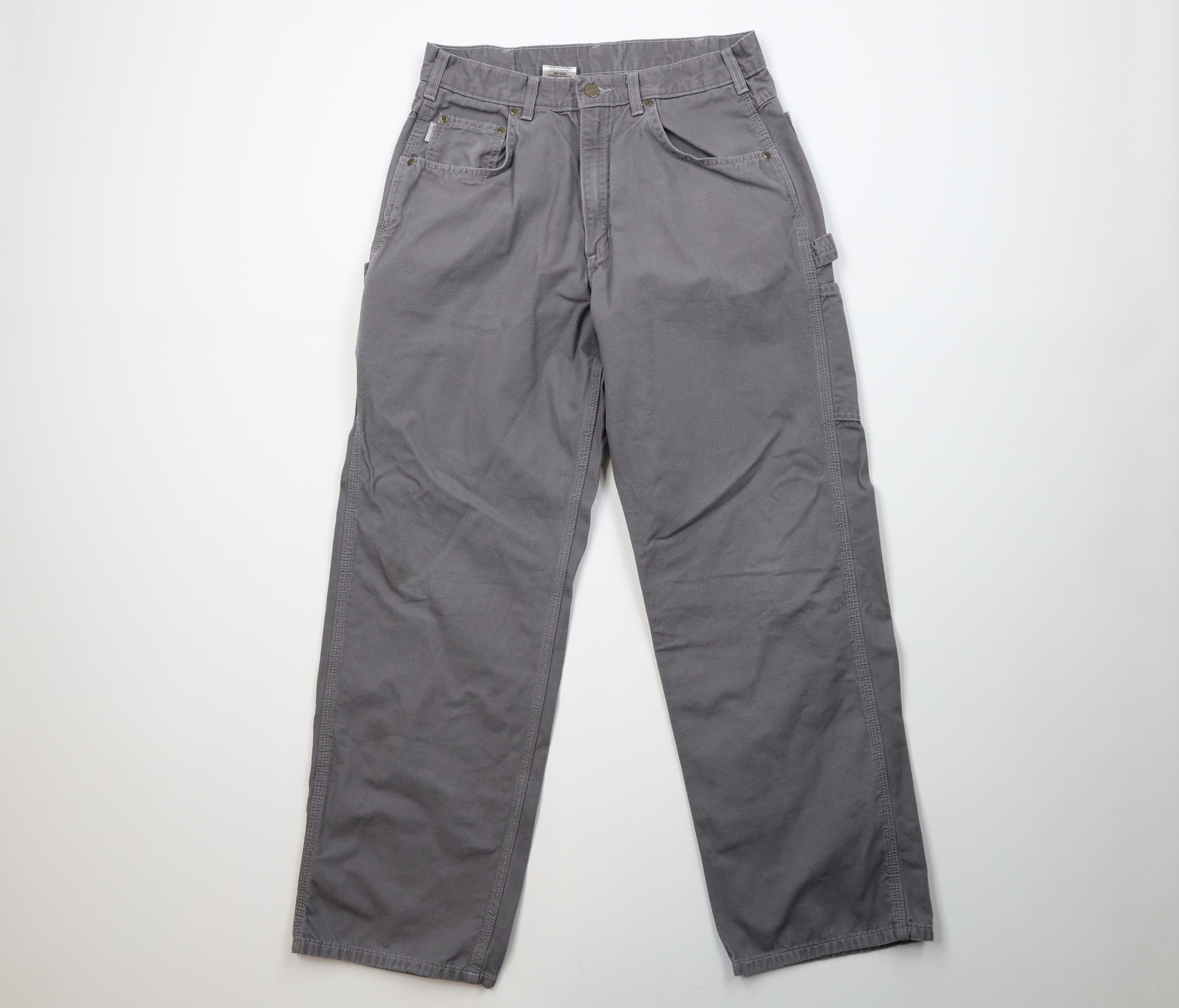 Carhartt Vintage Y2K Carhartt Wide Leg Canvas Dungaree Pants Cotton Size US 32 / EU 48 - 1 Thumbnail
