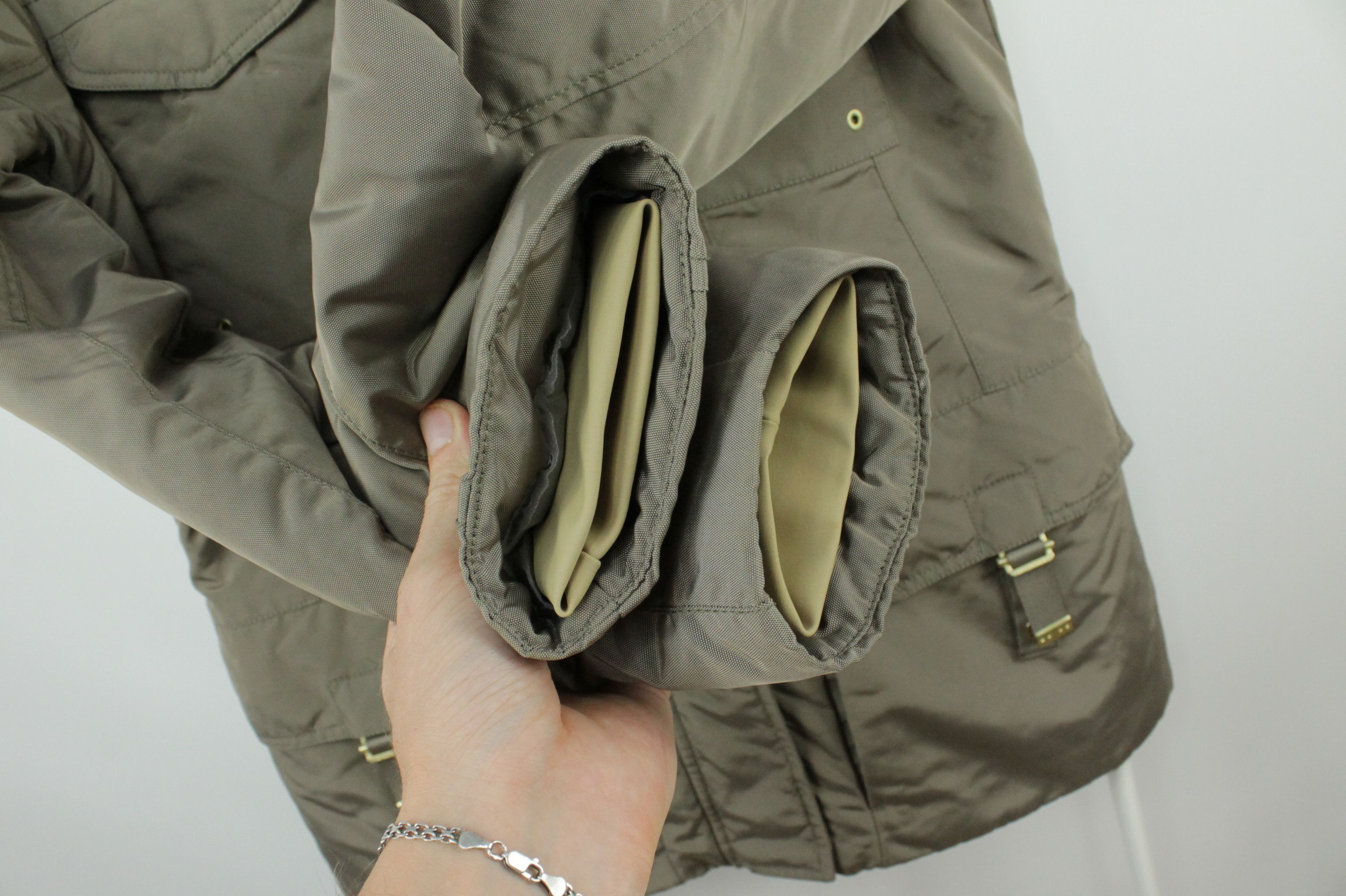 Peuterey Women's Peuterey Nylon Down Jacket With Rabbit Fur Size XL / US 12-14 / IT 48-50 - 5 Thumbnail