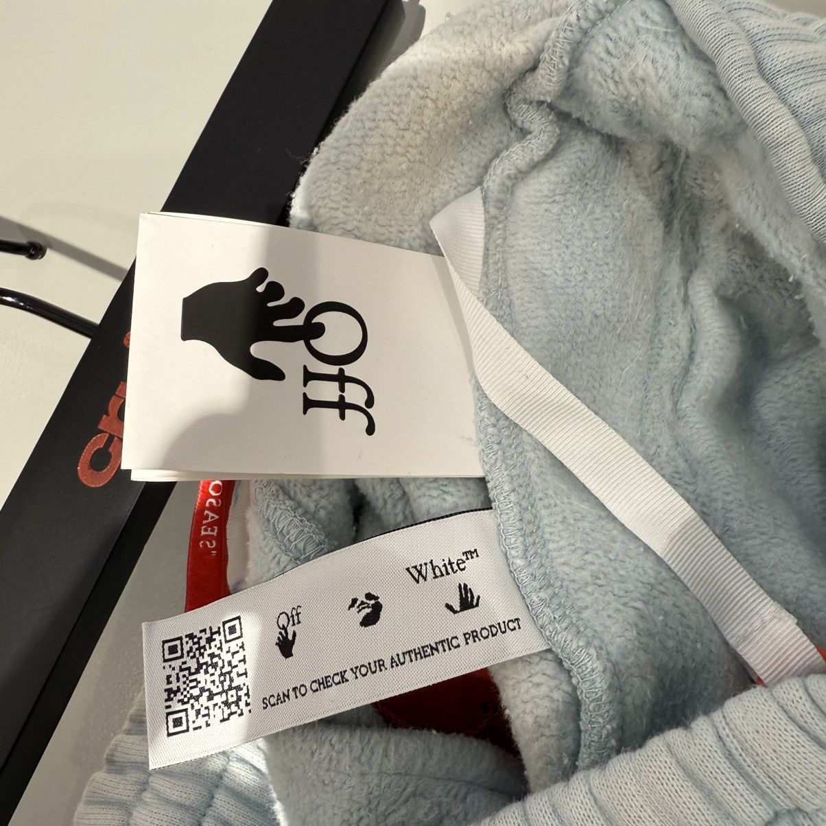Off-White Off-White Laundry Panelled Sweatpant Baby Blue Size US 30 / EU 46 - 6 Thumbnail