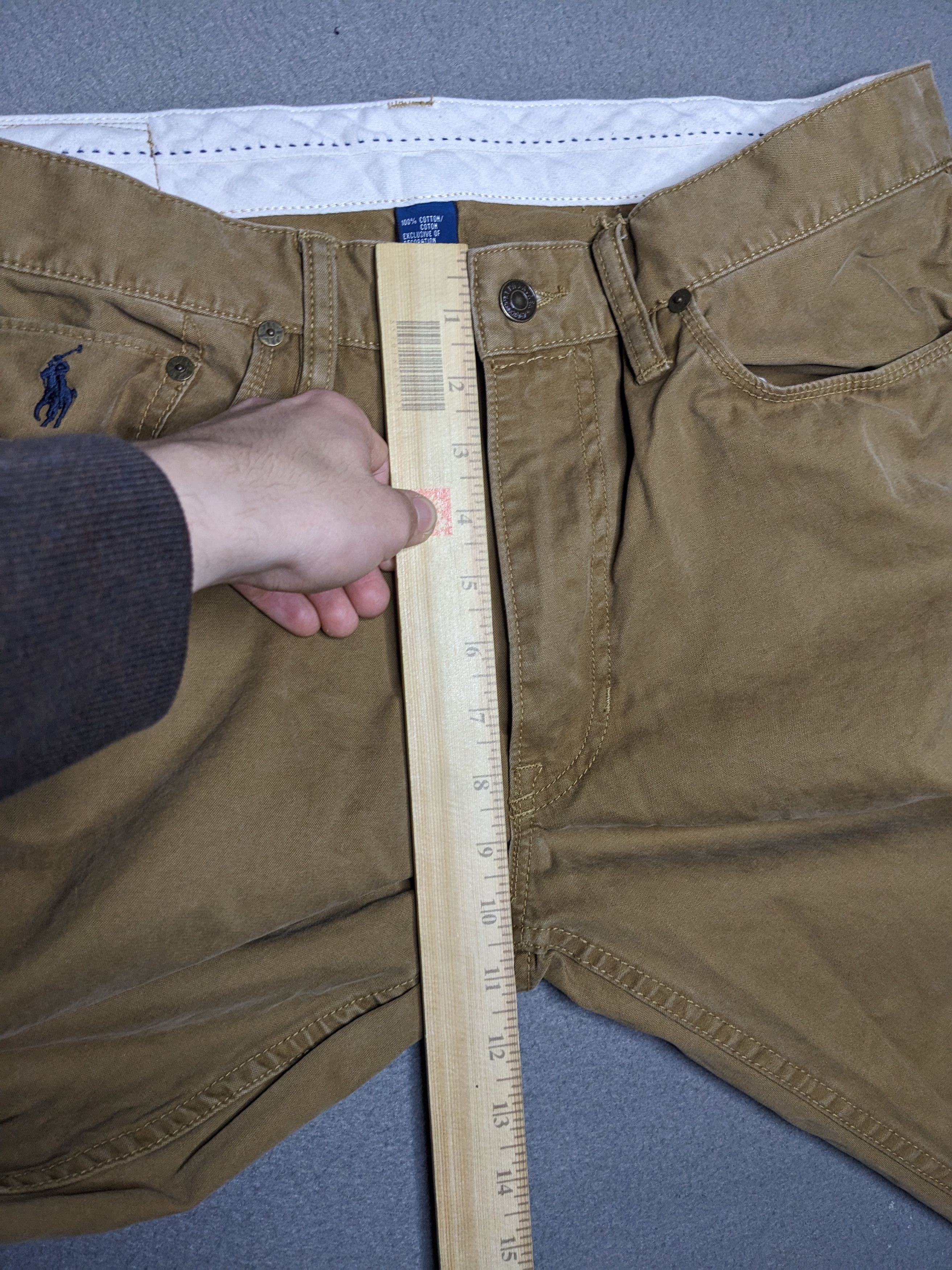 Polo Ralph Lauren Polo Ralph Lauren Dungaree Pants 34x30 Straight Small Pony Size US 34 / EU 50 - 17 Thumbnail