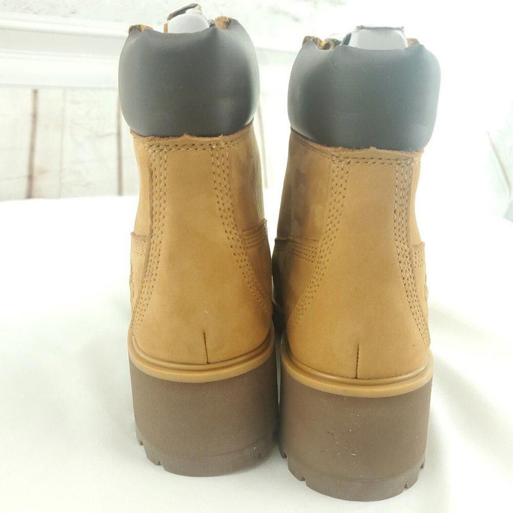 Timberland Timberland Womens Kinsley Nubuck Brown Combat Boots Siz… Size US 7 / IT 37 - 7 Thumbnail
