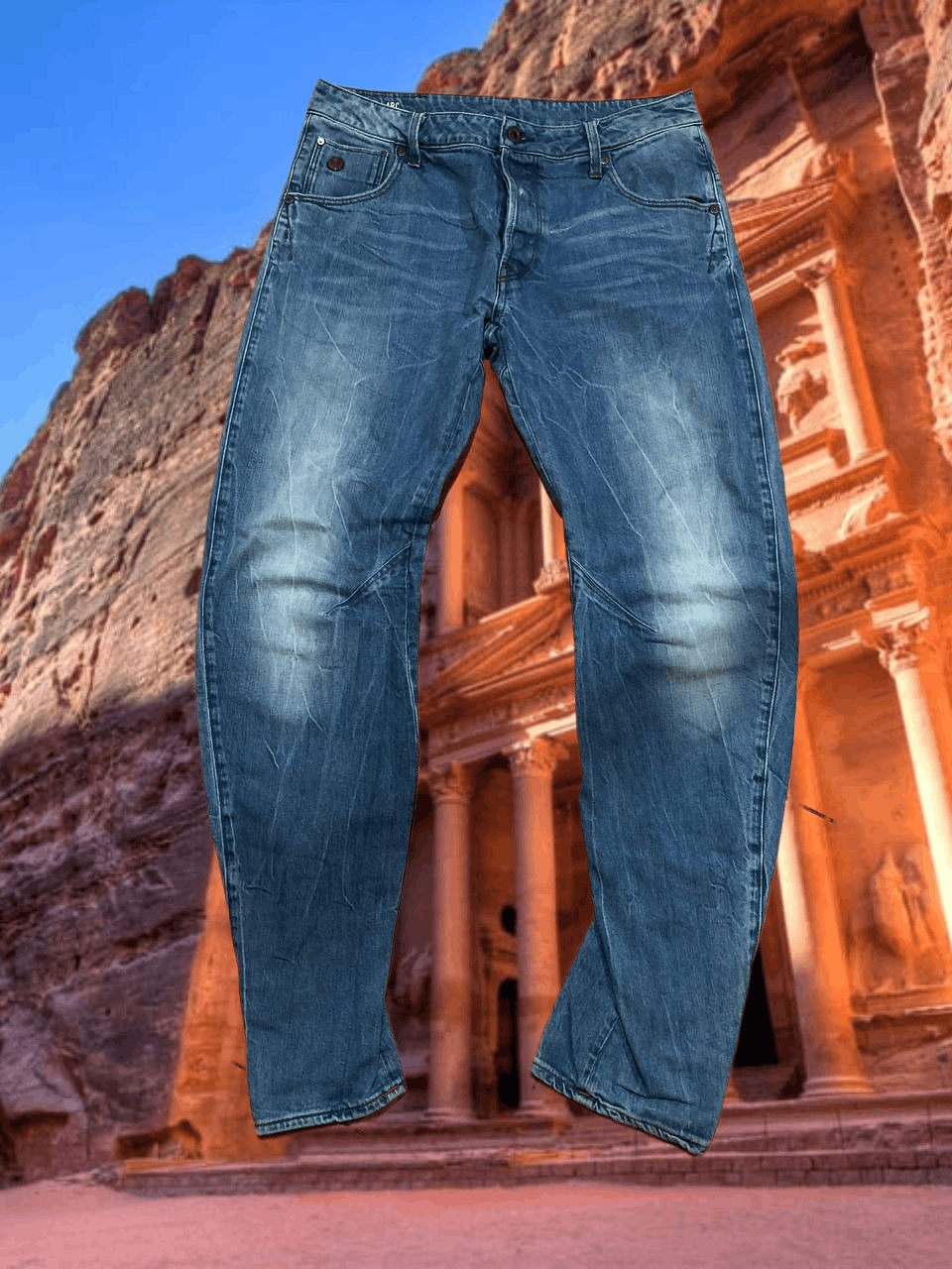 G-Star G-Star Raw ARC 3D slim distressed Jeans Y2K Vintage Size US 31 - 1 Thumbnail