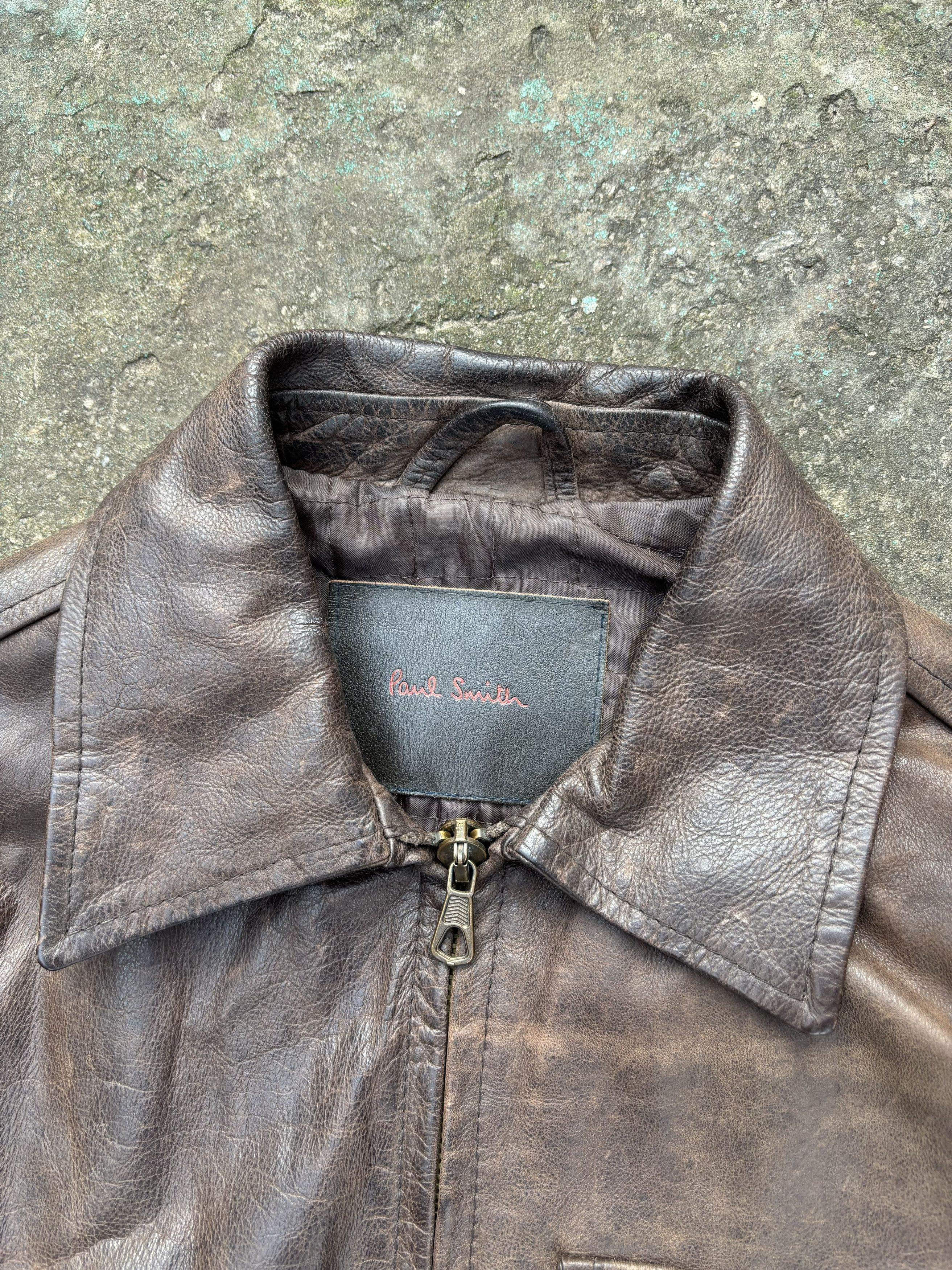 Paul Smith Vintage Paul Smith Brown Leather Jacket Size US M / EU 48-50 / 2 - 3 Thumbnail