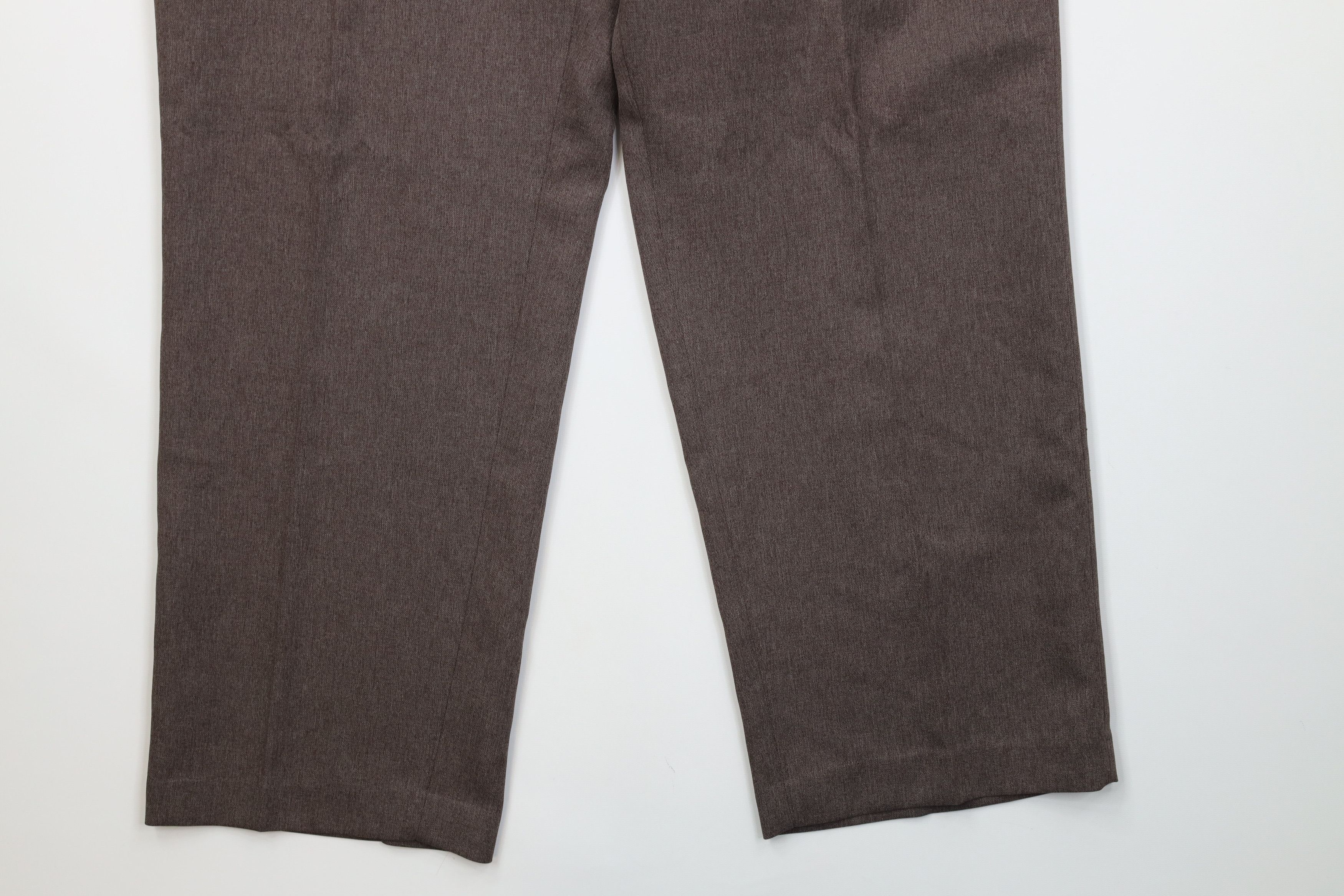Vintage Vintage 70s Streetwear Wide Leg Chino Pants Brown USA Size US 36 / EU 52 - 5 Thumbnail