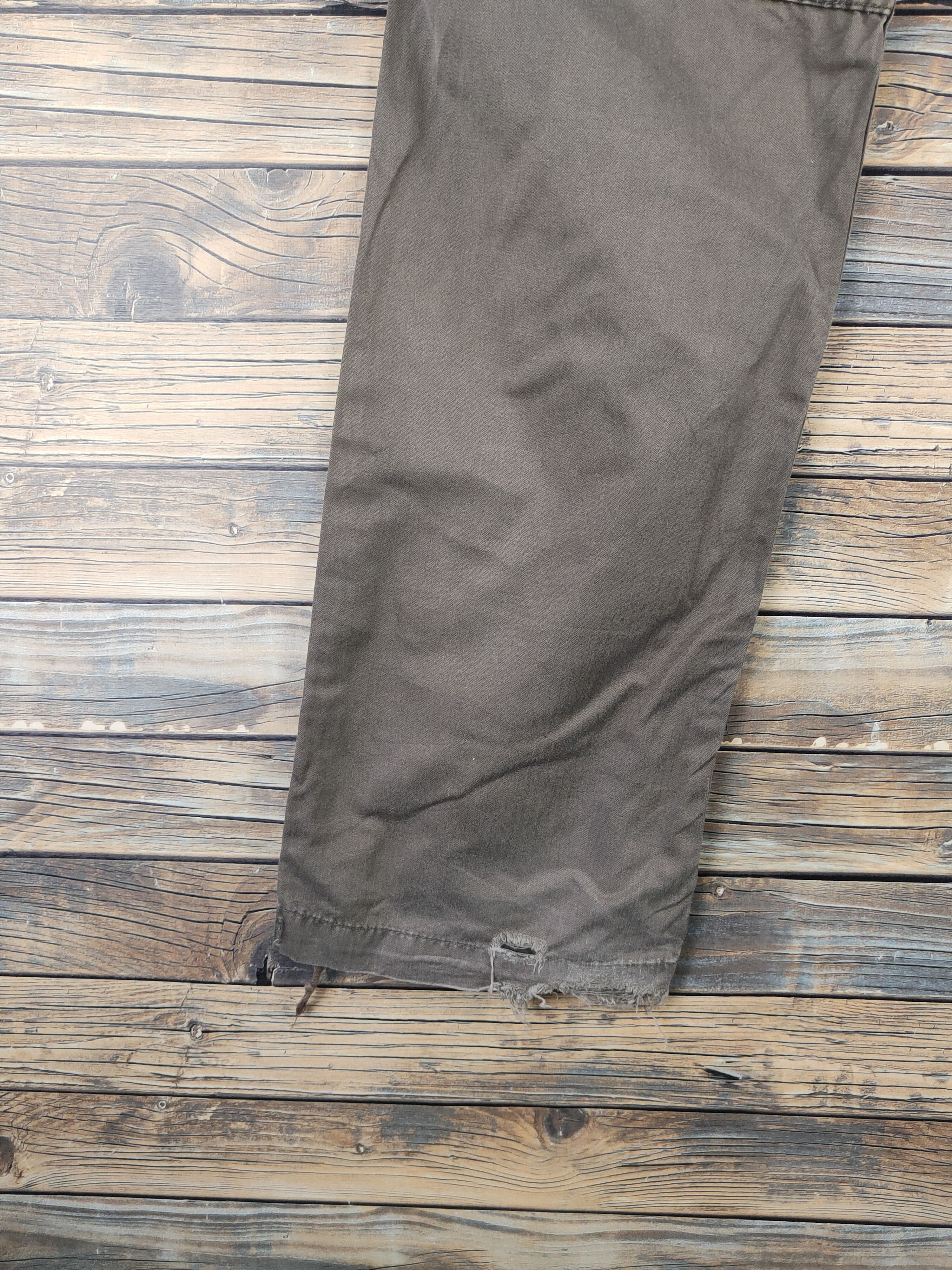 Japanese Brand DL Back Number Brown Multipocket Cargo Pants #46-235T Size US 32 / EU 48 - 9 Thumbnail